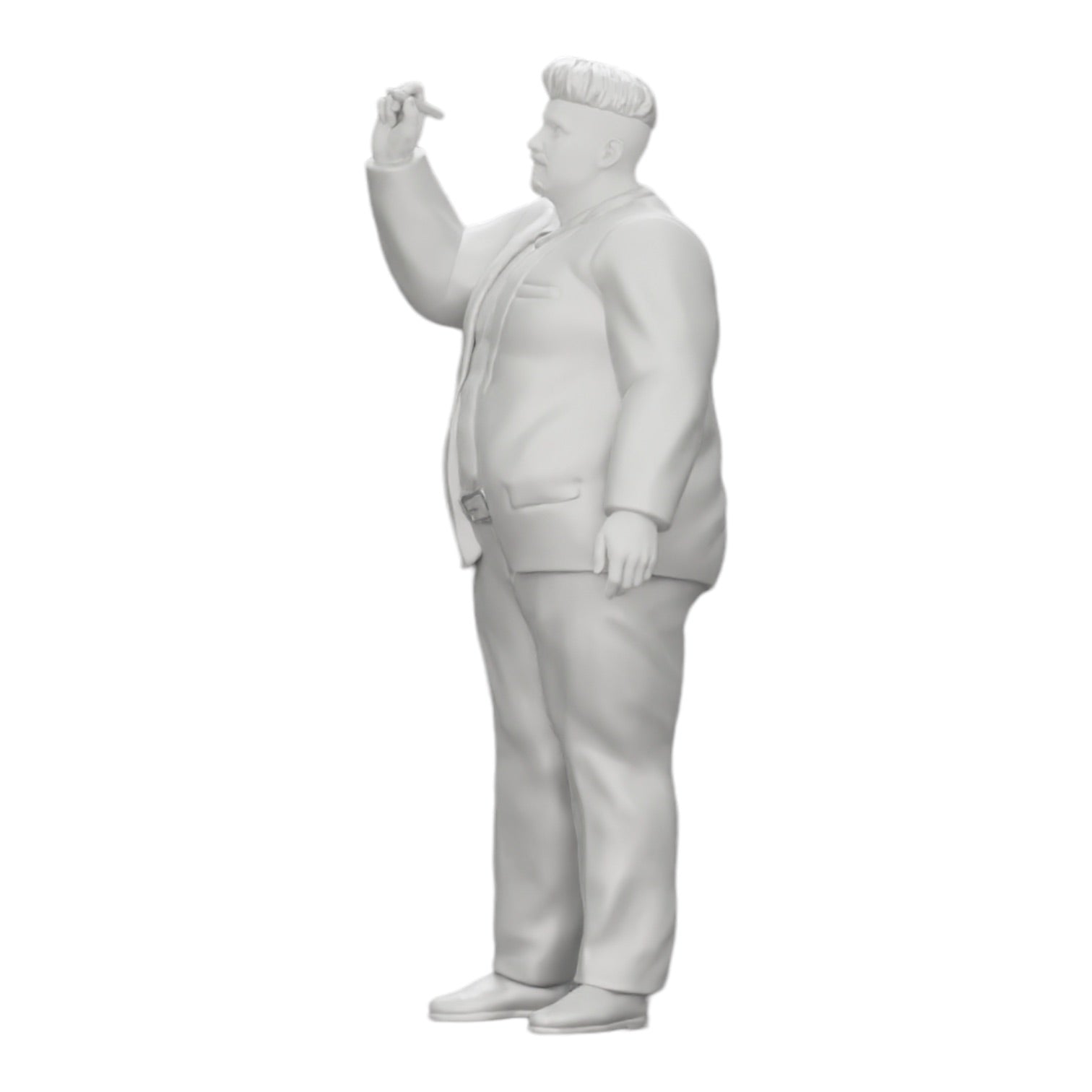 Foto de producto de diorama: Hombre de negocios corpulento escribiendo en una pizarra (Ref Nr. A19)