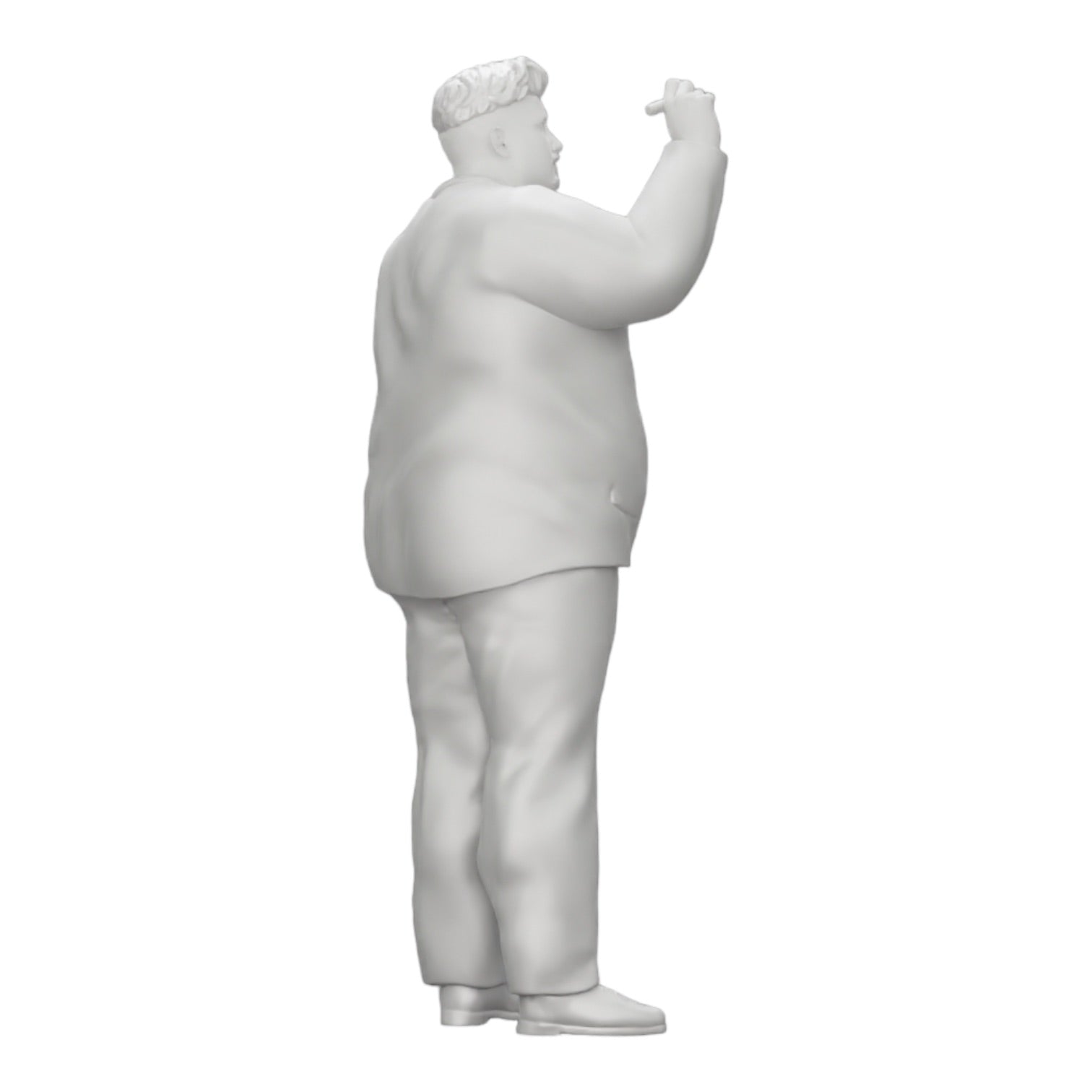 Foto de producto de diorama: Hombre de negocios corpulento escribiendo en una pizarra (Ref Nr. A19)