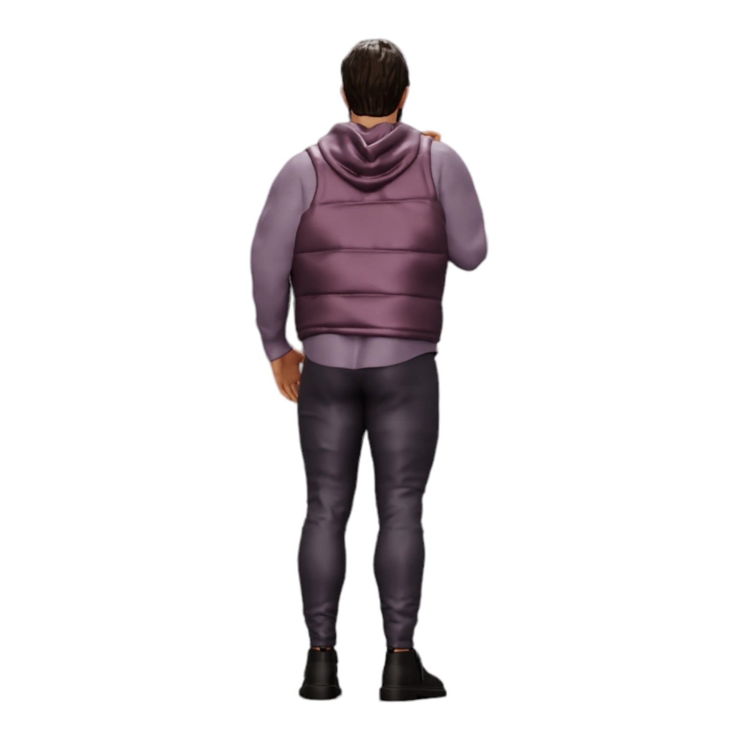 Foto de producto de modelismo de diorama 0: Hombre con barba y chaqueta se presenta con confianza (Ref Nr. A24)