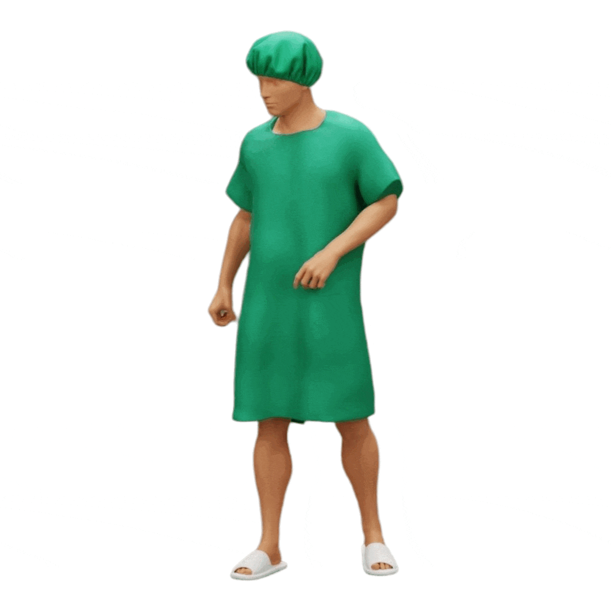 Foto del producto de modelismo diorama 0: Paciente en el hospital en movimiento (Ref Nr. A27)