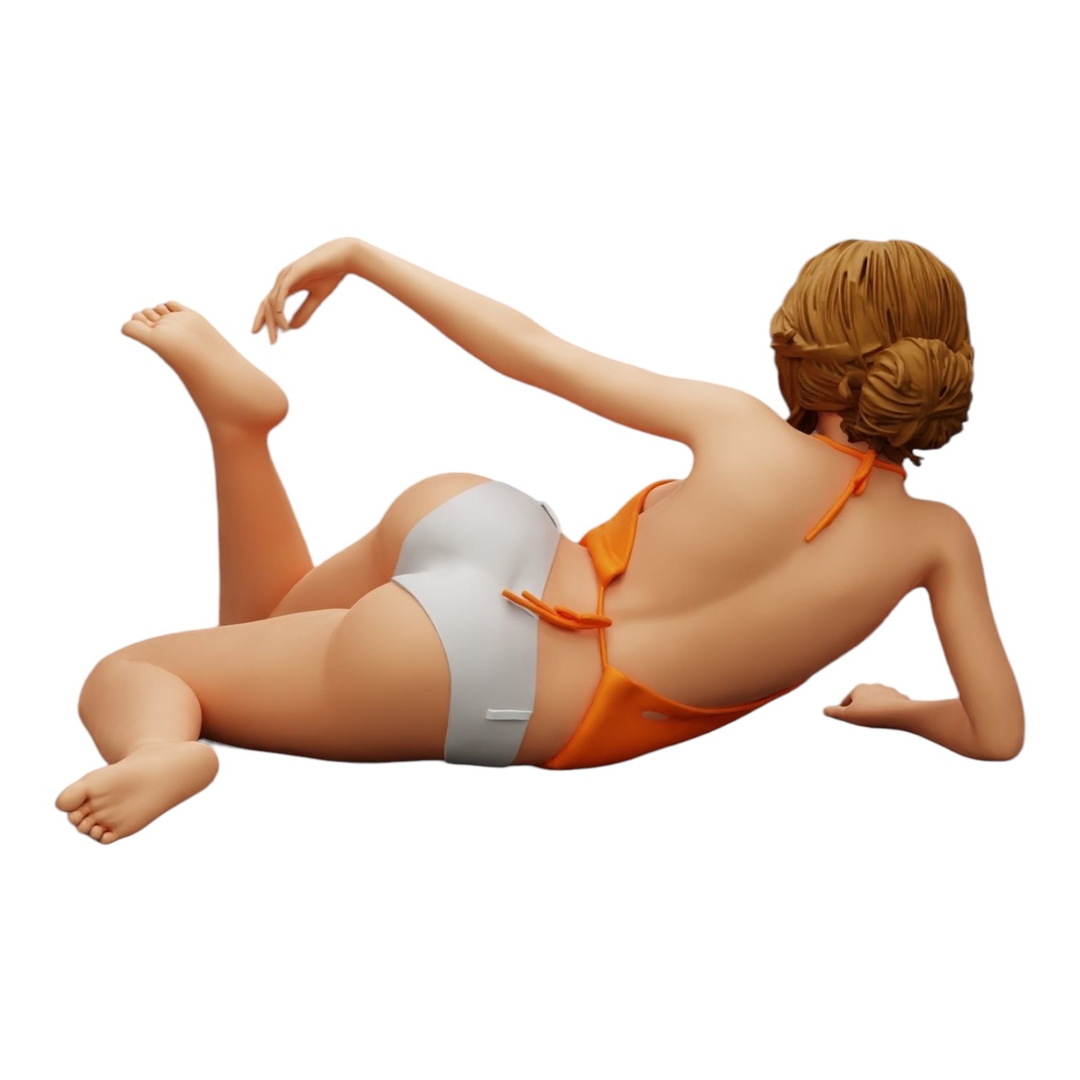 Foto del producto de modelismo de diorama 0: Chica sexy con gafas de sol y bikini en la playa (Ref Nr. A33)