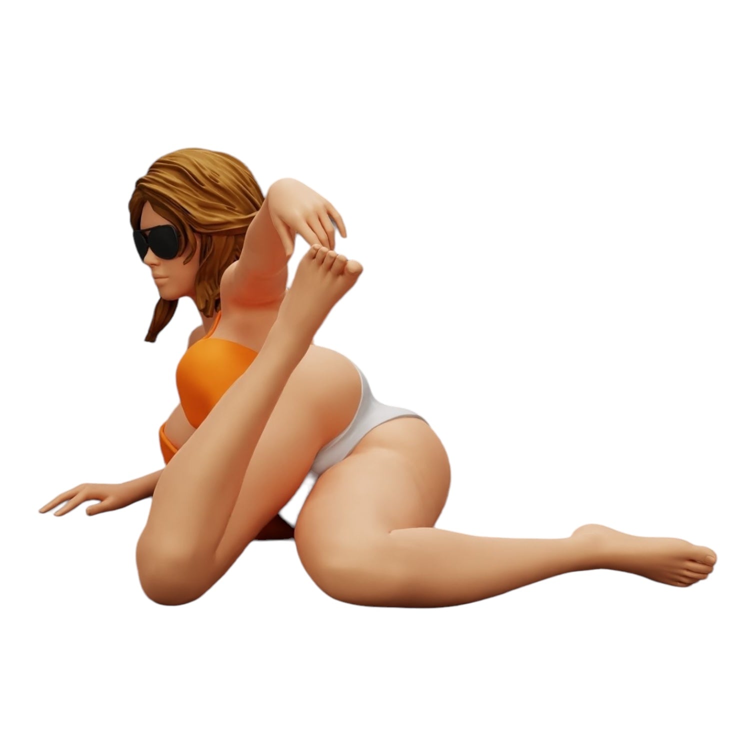 Foto del producto de modelismo de diorama 0: Chica sexy con gafas de sol y bikini en la playa (Ref Nr. A33)