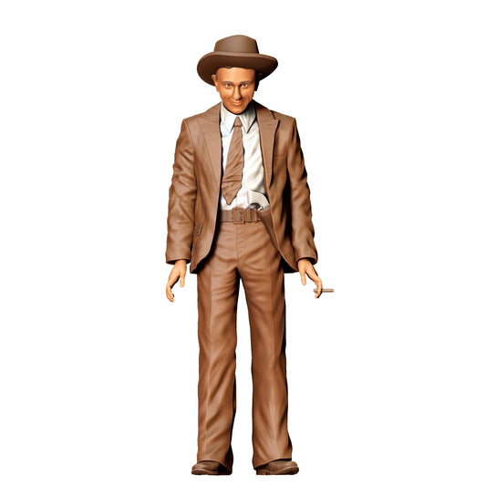 Foto del producto 0: Pareja criminal 2: Hombre con cigarrillo vintage