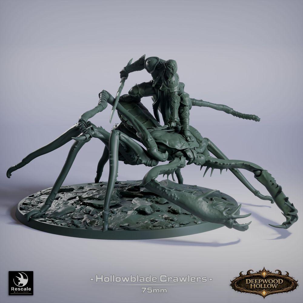 Foto del producto Tabletop 28mm Lord of the Print (LotP) 1: Tabletop Miniatura: Jinete de escorpión / Jinete de insectos - asesino de caballería ligera con espada curva (26_03_F4)