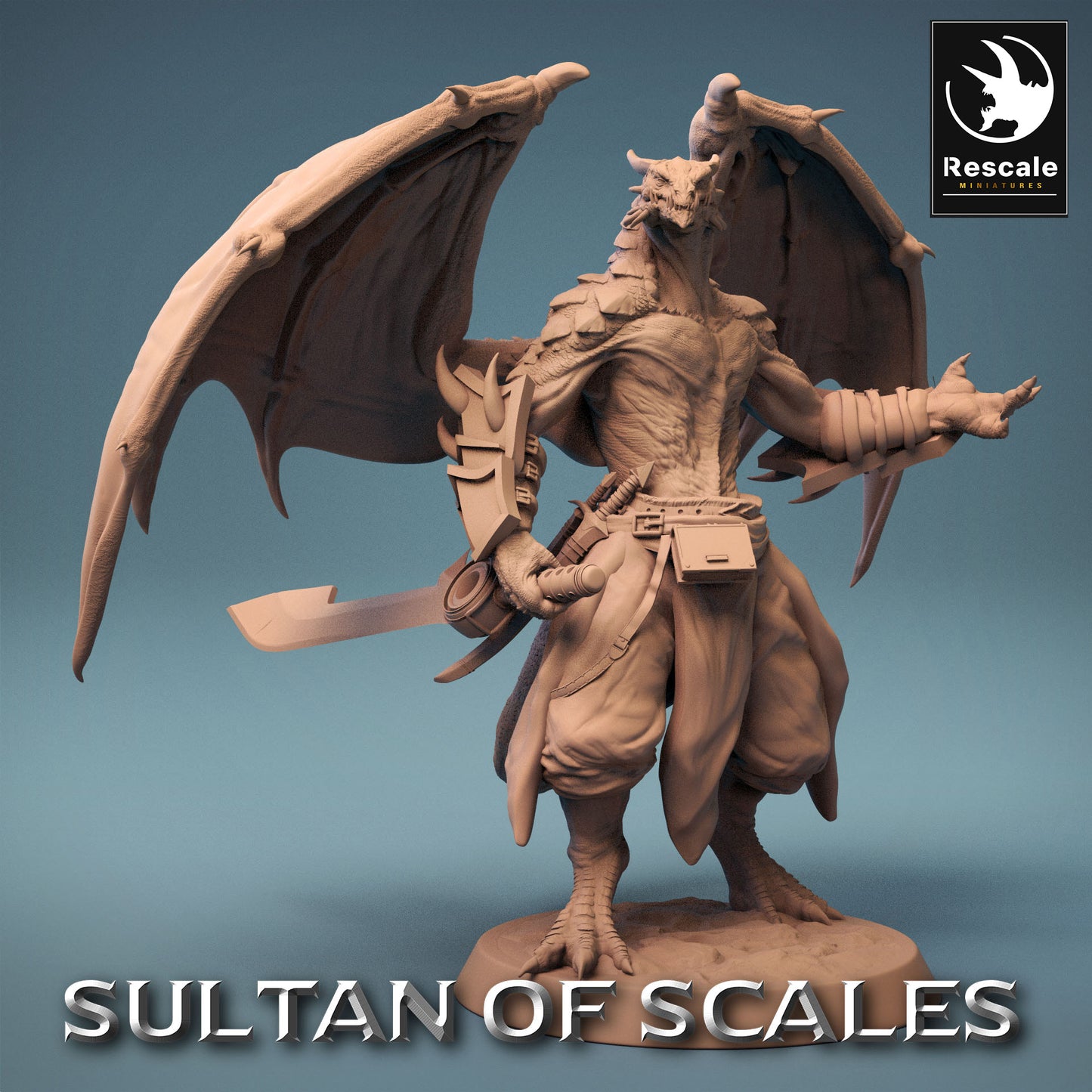 Soldado Dragonborn - Poderoso Guerrero del Desierto - Dragonborn (F12)