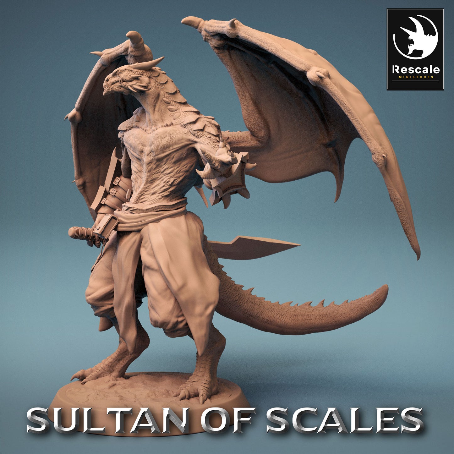 Soldado Dragonborn - Poderoso Guerrero del Desierto - Dragonborn (F12)