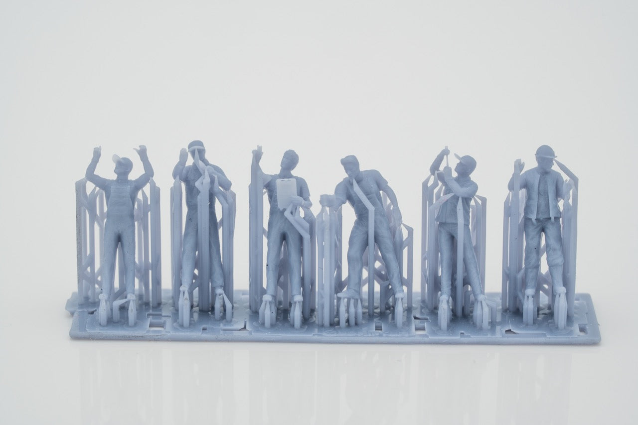 Foto del producto Figura H0, 1:72 - 0: Set de figuras de mecánicos/ reparadores (6 figuras):