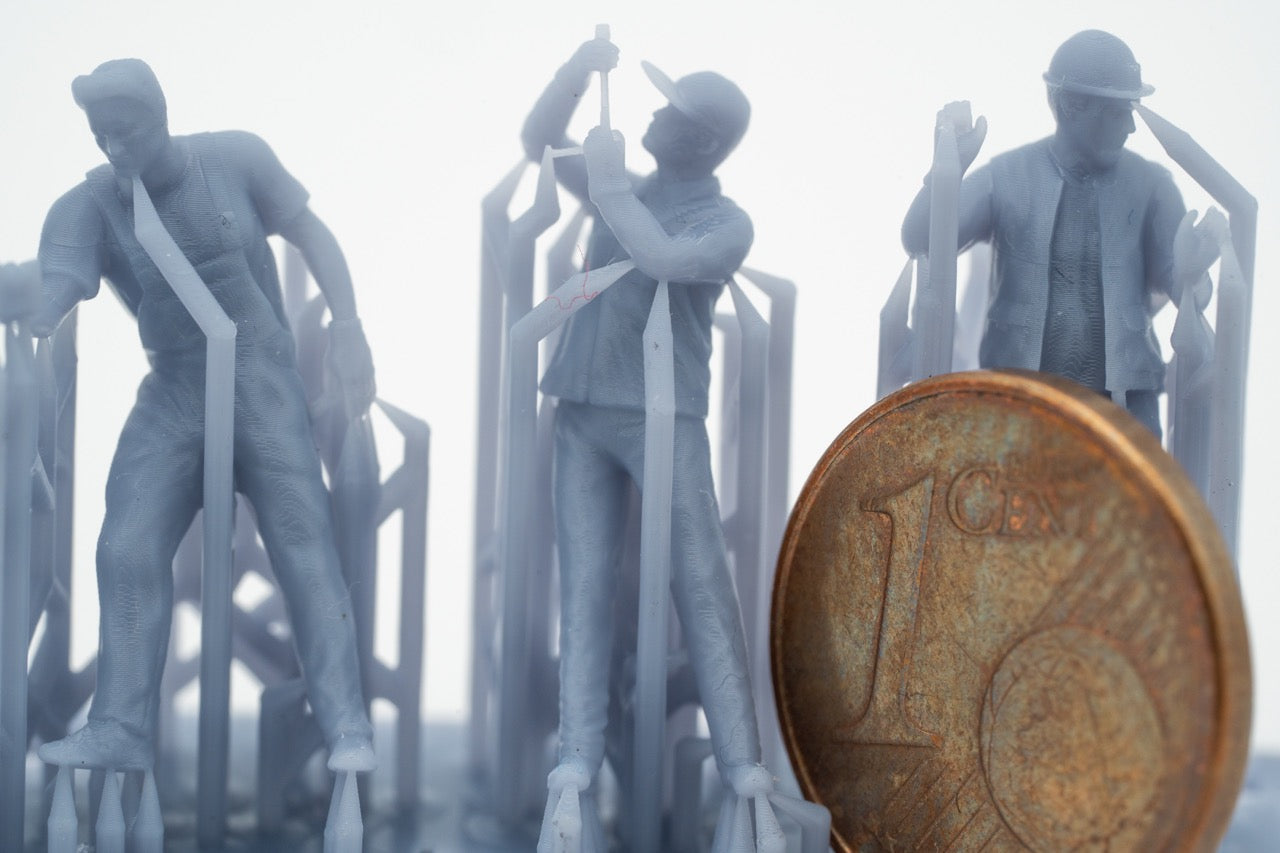 Foto del producto Figura H0, 1:72 - 0: Set de figuras de mecánicos/ reparadores (6 figuras):