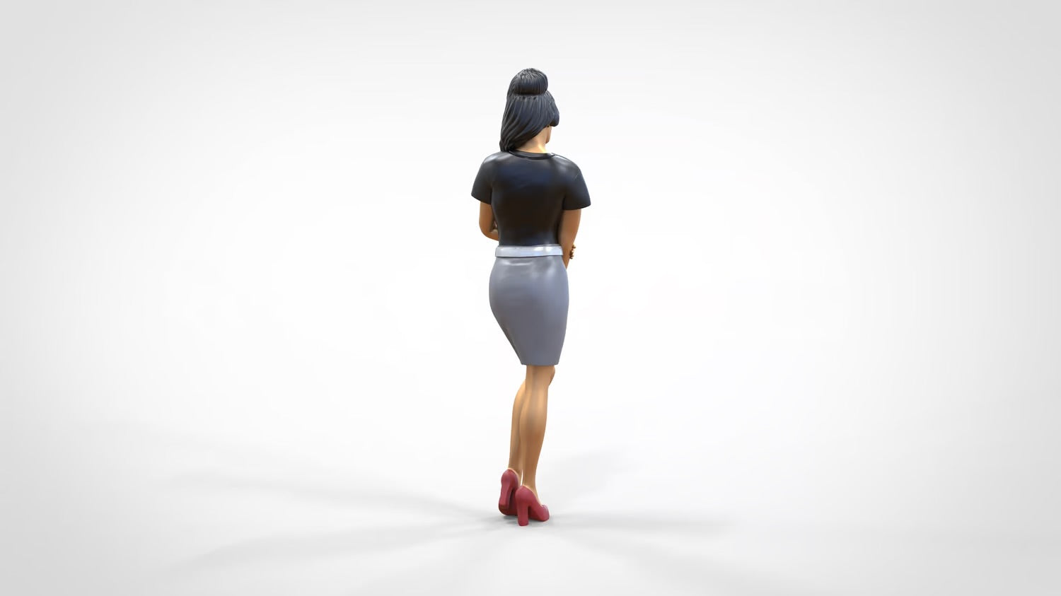 Foto del producto 0: Mujer con falda y blusa