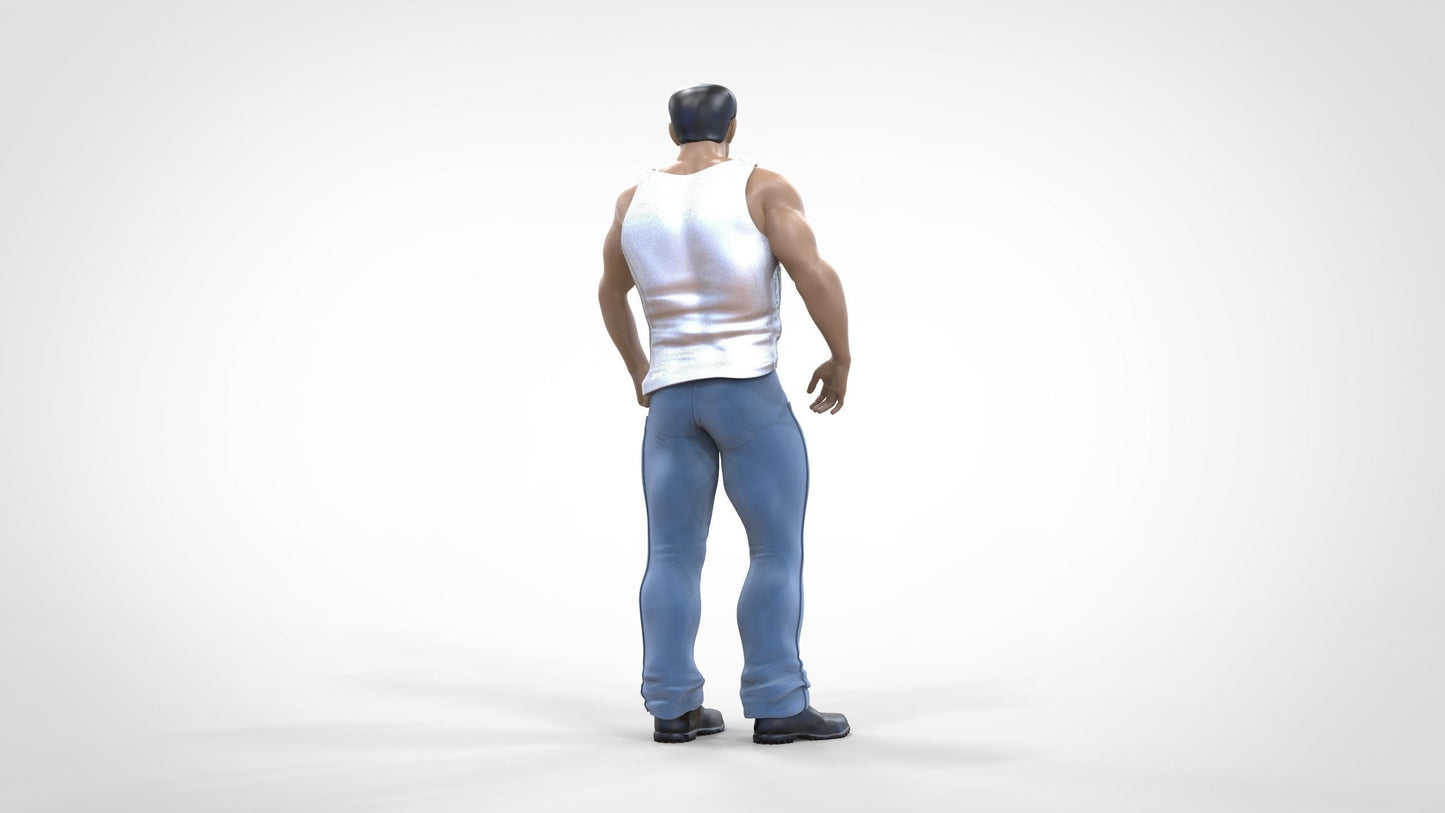 Produktfoto 0: Muskelprotz - Bodybuilder in Unterhemd