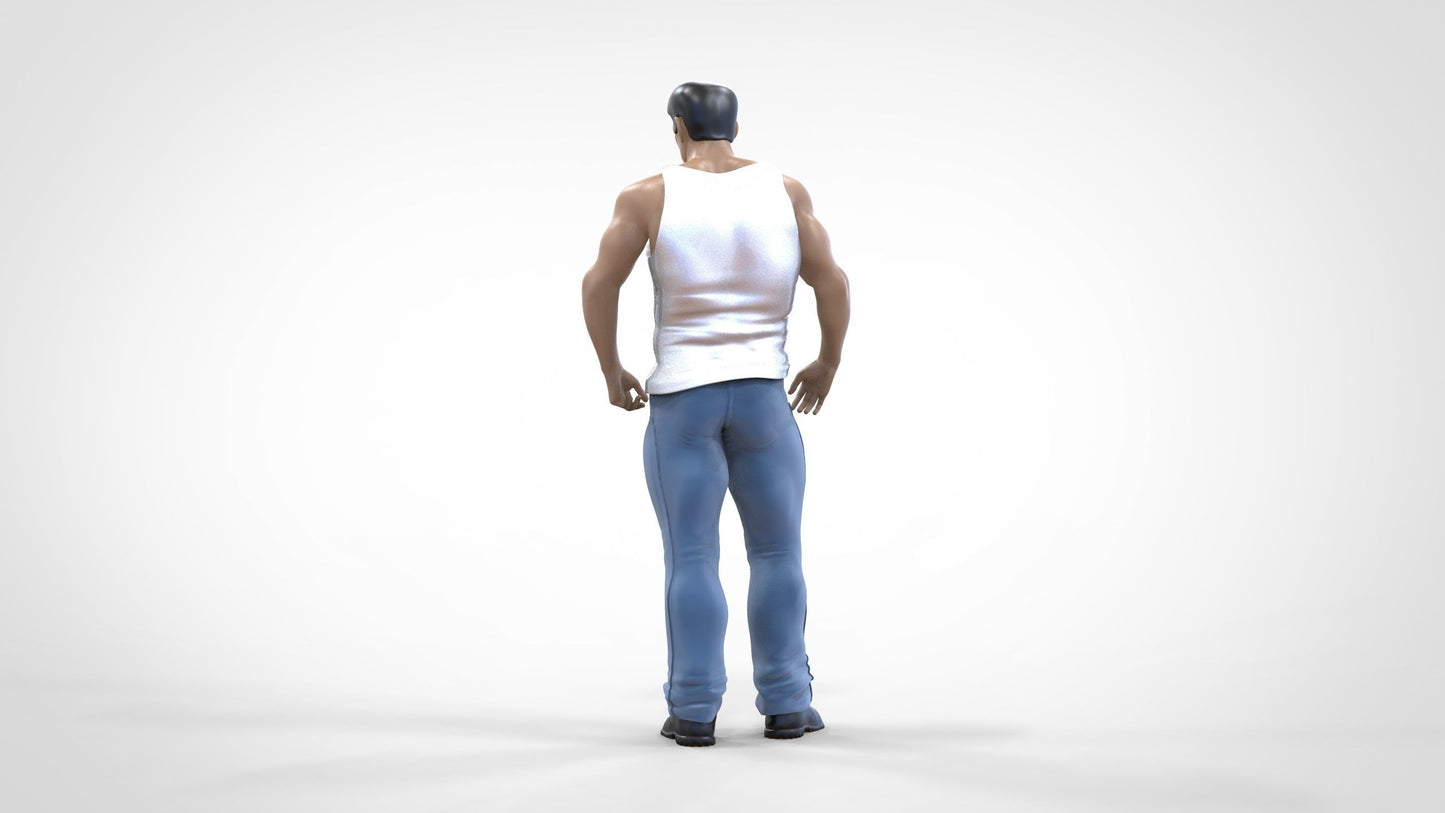 Produktfoto 0: Muskelprotz - Bodybuilder in Unterhemd