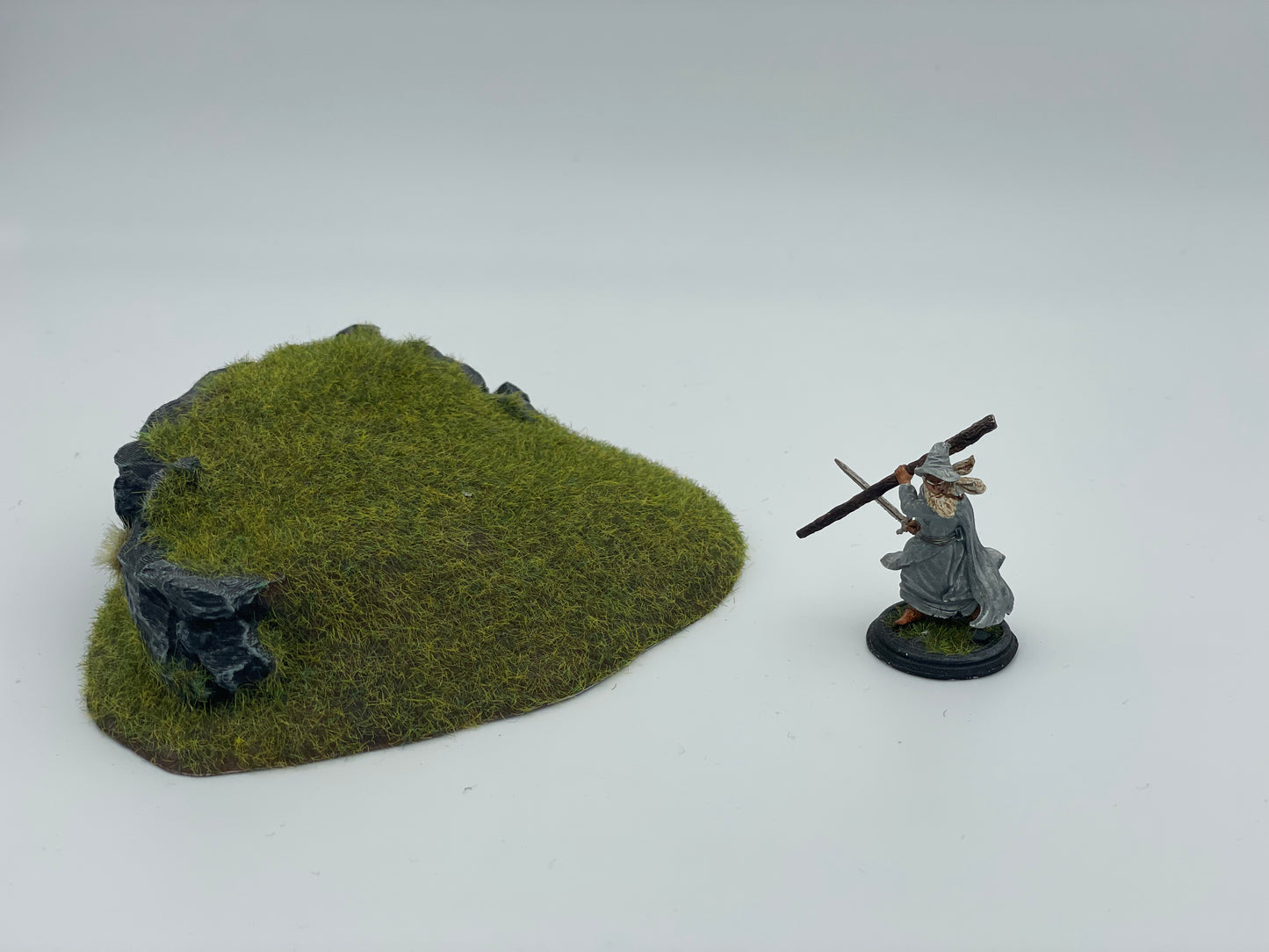 Foto del producto Tabletop 28mm The Printing Goes Ever On (TPGEO) 0: Terreno de colinas Tipo A - Elevación suave en paisaje de pradera
