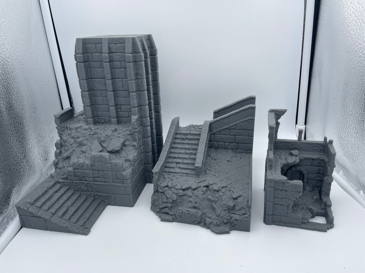 Produktfoto Tabletop 28mm The Printing Goes Ever On (TPGEO) 0: Ruine mittelalterlicher Turm - Überreste militärisches Gebäude - Zerstörter Außenposten