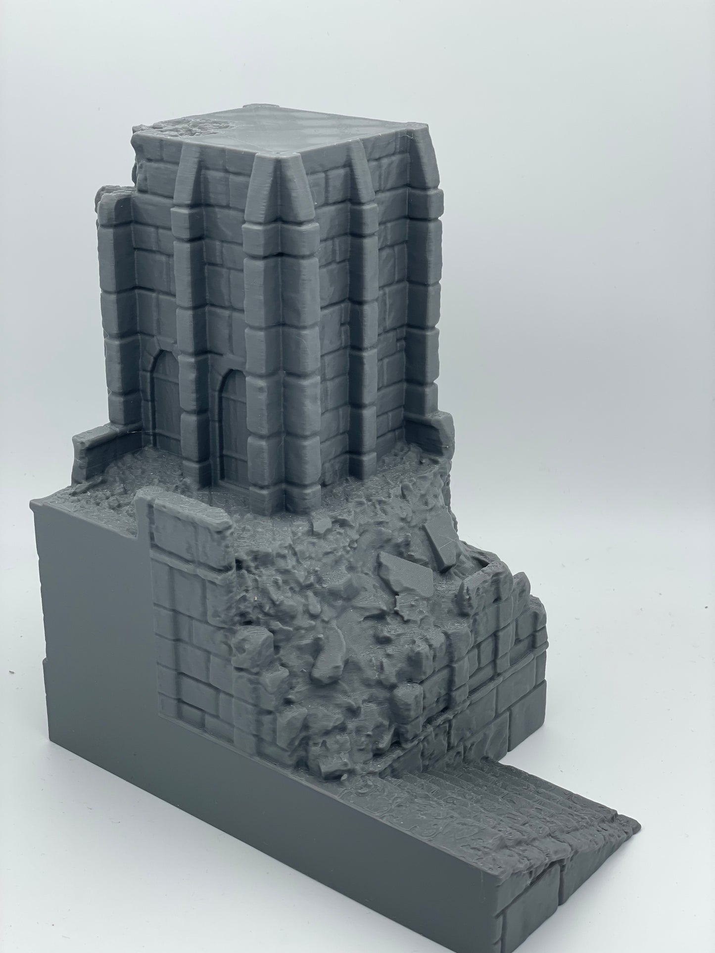 Produktfoto Tabletop 28mm The Printing Goes Ever On (TPGEO) 0: Ruine mittelalterlicher Turm - Überreste militärisches Gebäude - Zerstörter Außenposten