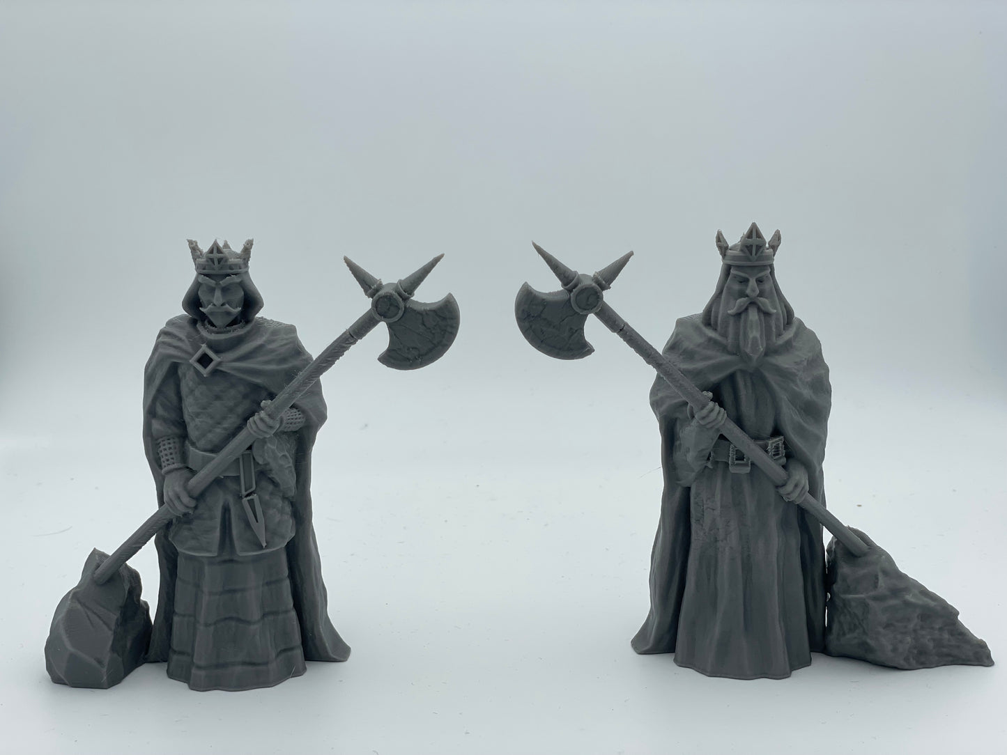 Foto del producto Tabletop 28mm The Printing Goes Ever On (TPGEO) 0: Estatuas de los Reyes - Testigos de reinos pasados - Recuerdos de poderosos gobernantes