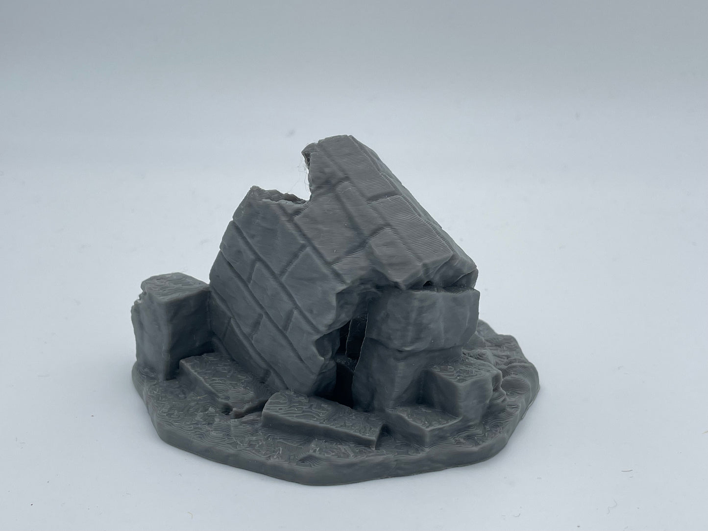Foto del producto Tabletop 28mm The Printing Goes Ever On (TPGEO) 0: Ruinas A-D - Escombros de una ciudad medieval - Restos de una muralla, grava y montones de piedras