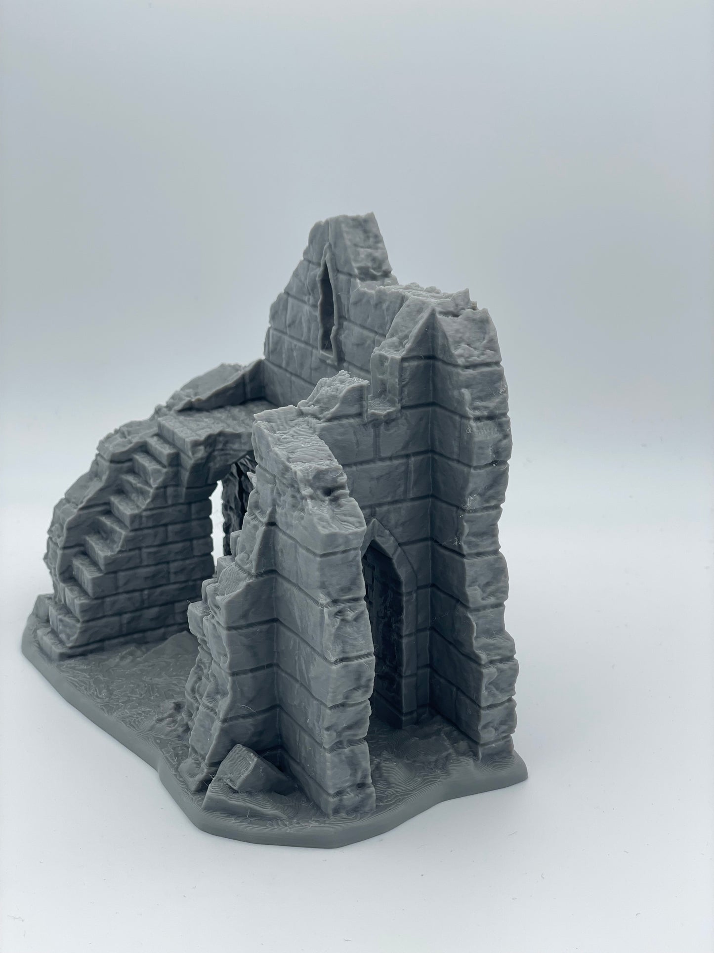 Foto del producto Tabletop 28mm The Printing Goes Ever On (TPGEO) 0: Ruina E - Escombros de una ciudad medieval - Casa destruida