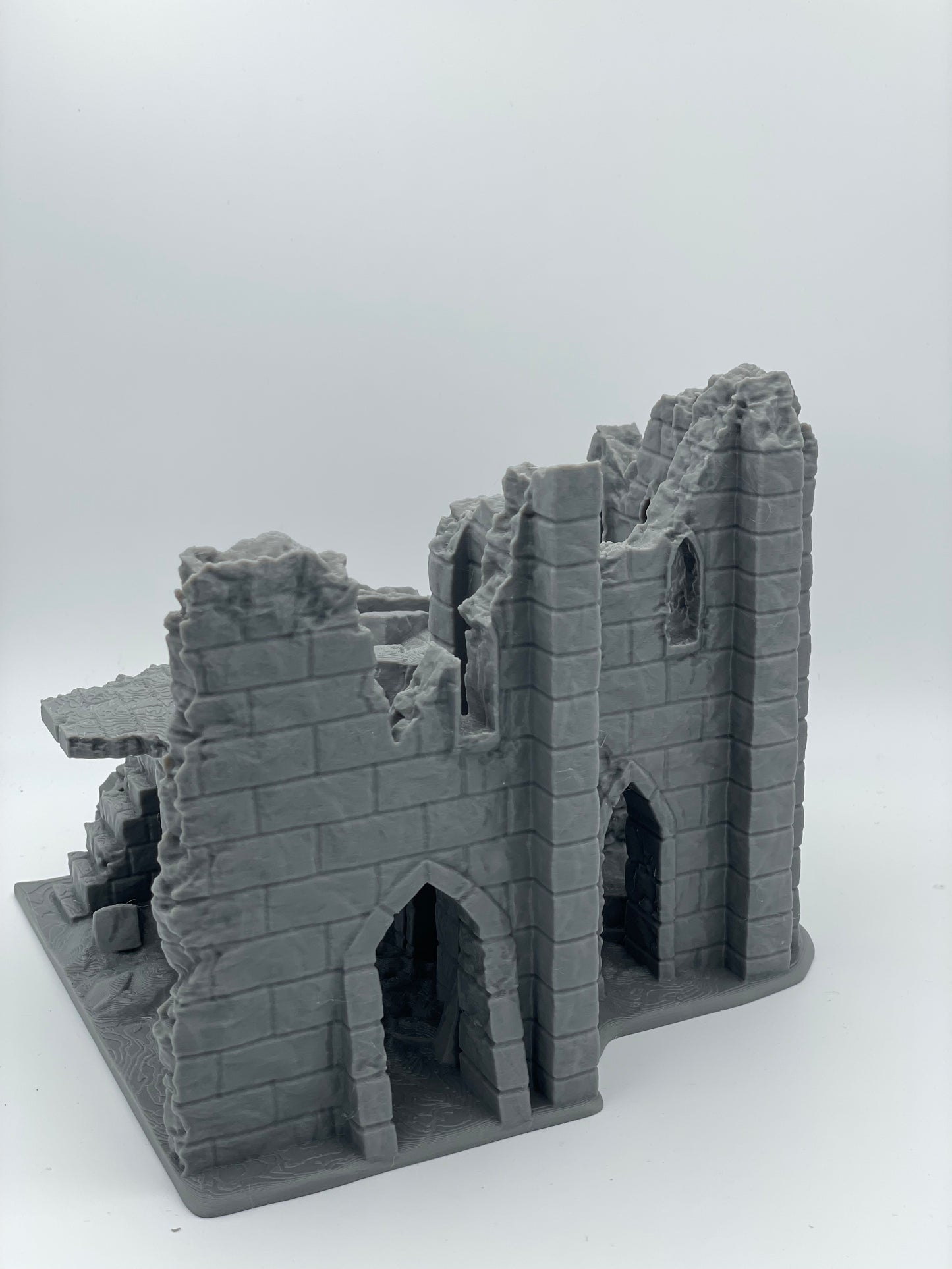 Foto del producto Tabletop 28mm The Printing Goes Ever On (TPGEO) 0: Ruina E - Escombros de una ciudad medieval - Casa destruida