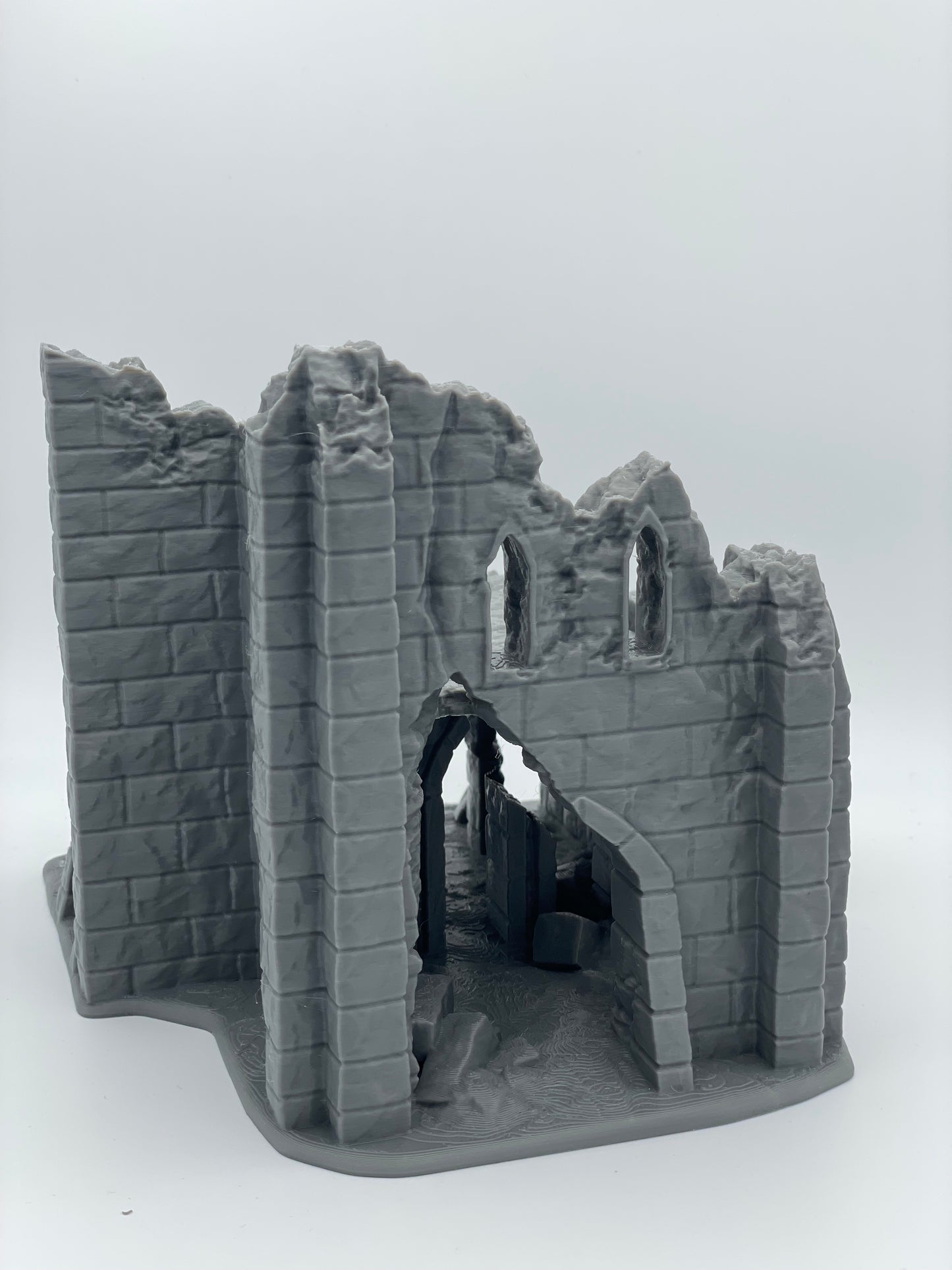 Foto del producto Tabletop 28mm The Printing Goes Ever On (TPGEO) 0: Ruina E - Escombros de una ciudad medieval - Casa destruida