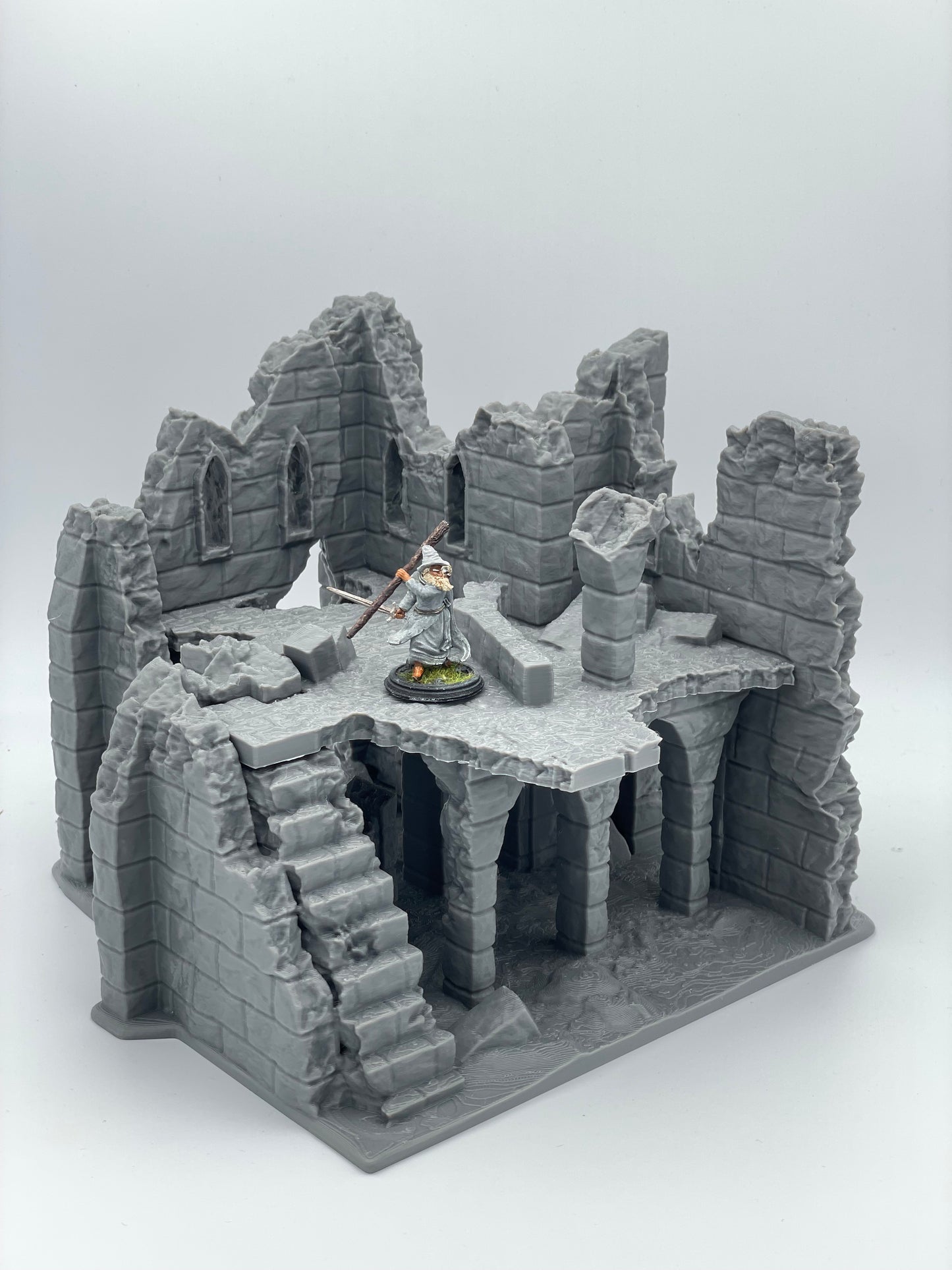 Foto del producto Tabletop 28mm The Printing Goes Ever On (TPGEO) 0: Ruina E - Escombros de una ciudad medieval - Casa destruida