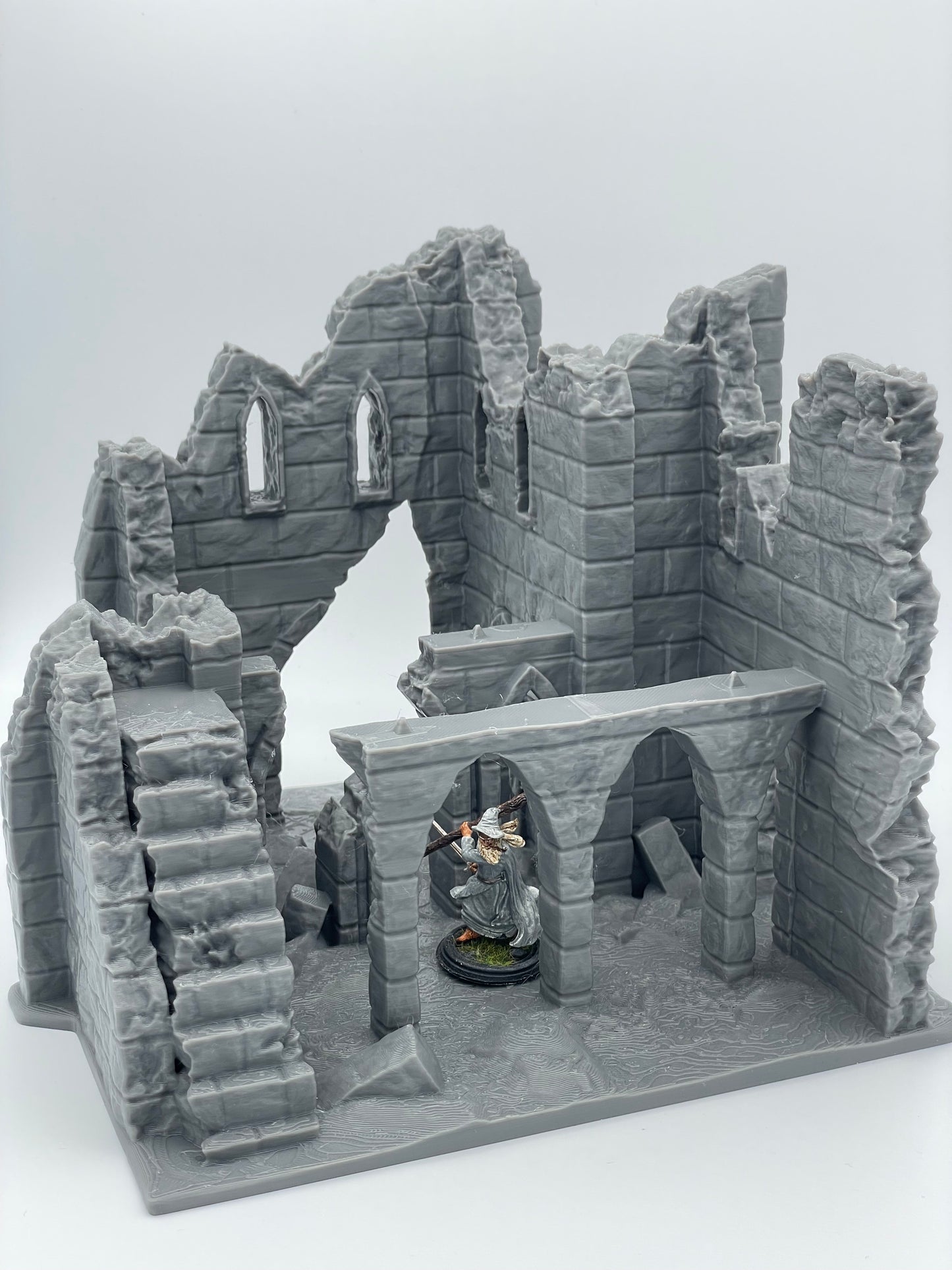 Foto del producto Tabletop 28mm The Printing Goes Ever On (TPGEO) 0: Ruina E - Escombros de una ciudad medieval - Casa destruida