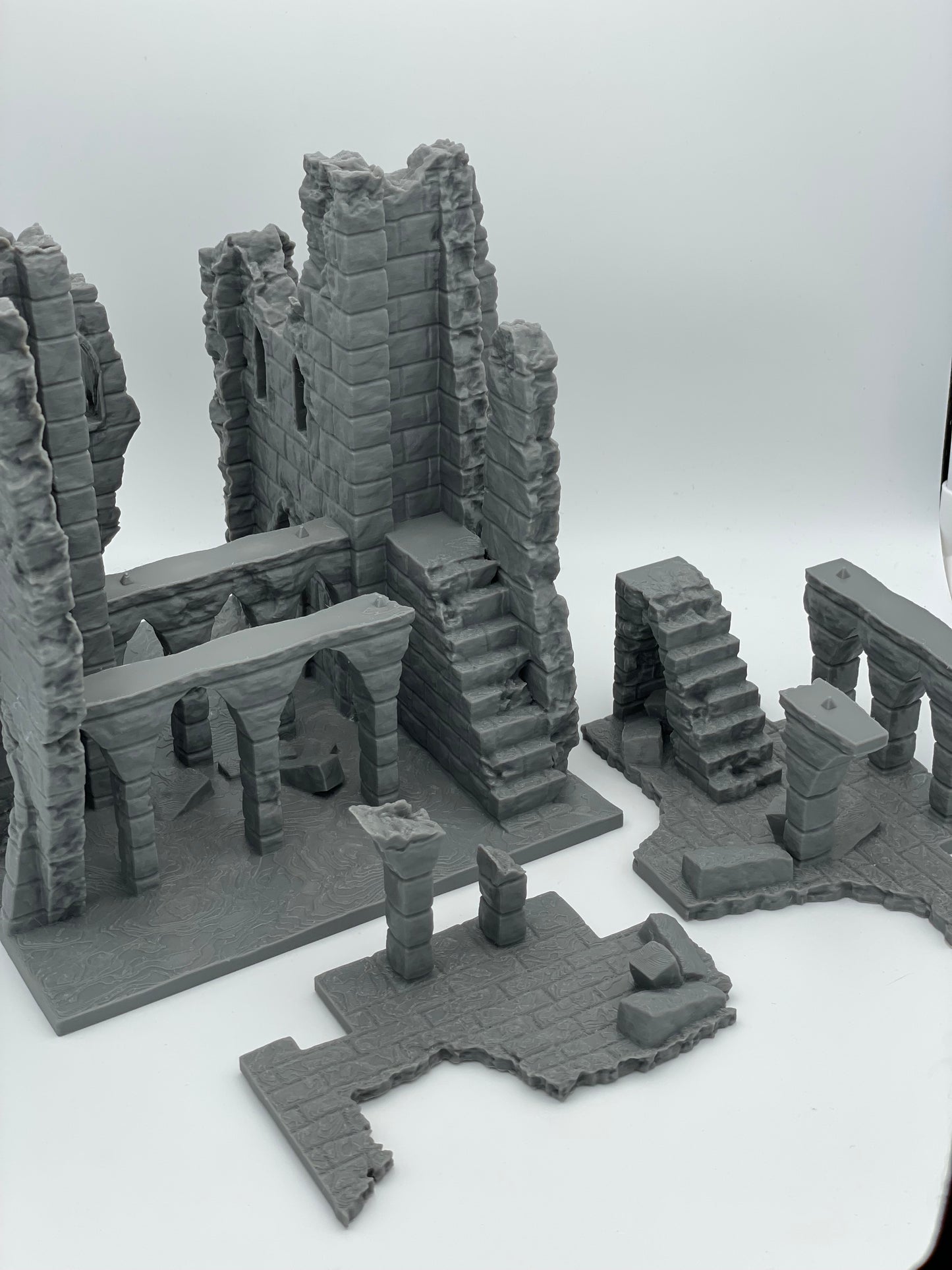 Foto del producto Tabletop 28mm The Printing Goes Ever On (TPGEO) 0: Ruina E - Escombros de una ciudad medieval - Casa destruida