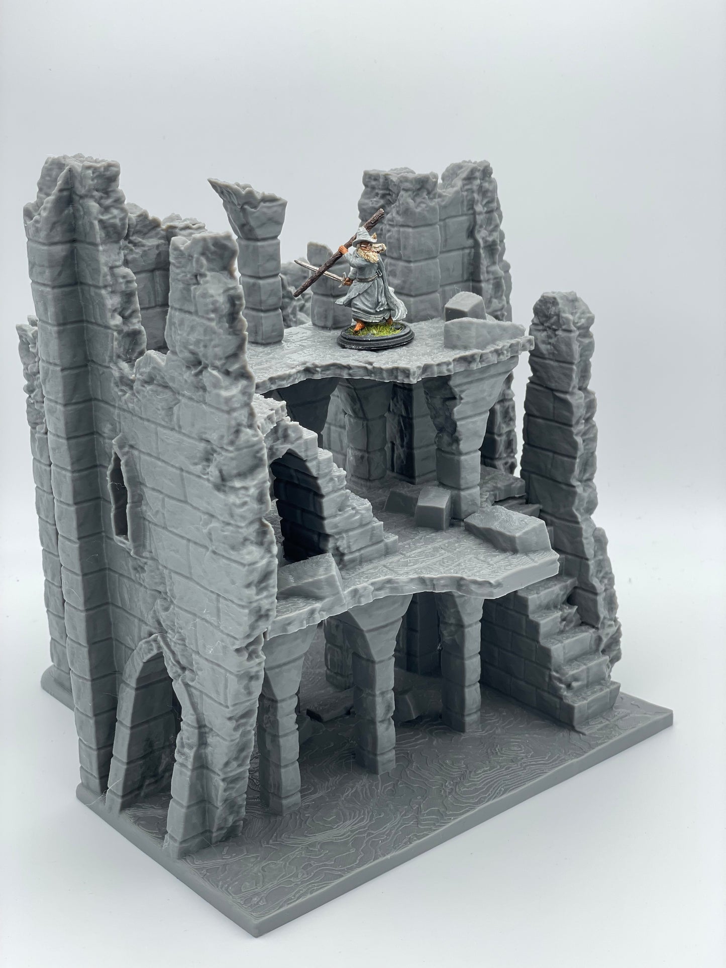 Foto del producto Tabletop 28mm The Printing Goes Ever On (TPGEO) 0: Ruina E - Escombros de una ciudad medieval - Casa destruida