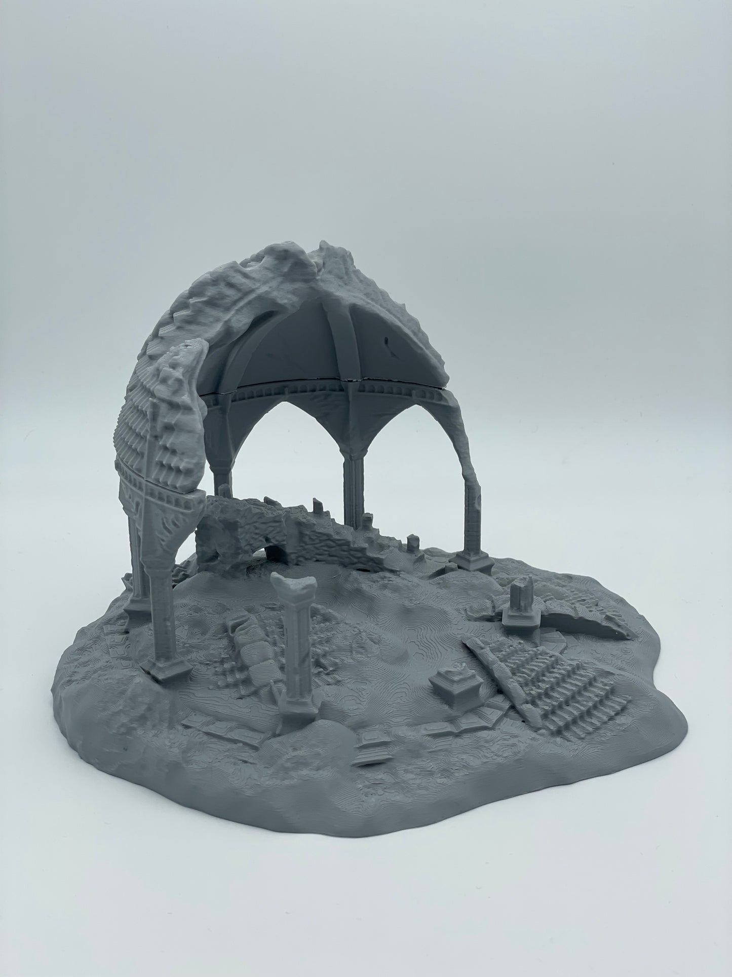 Produktfoto Tabletop 28mm The Printing Goes Ever On (TPGEO) 0: Fehntop Ruine - Verfallener Außenposten der Wildnis