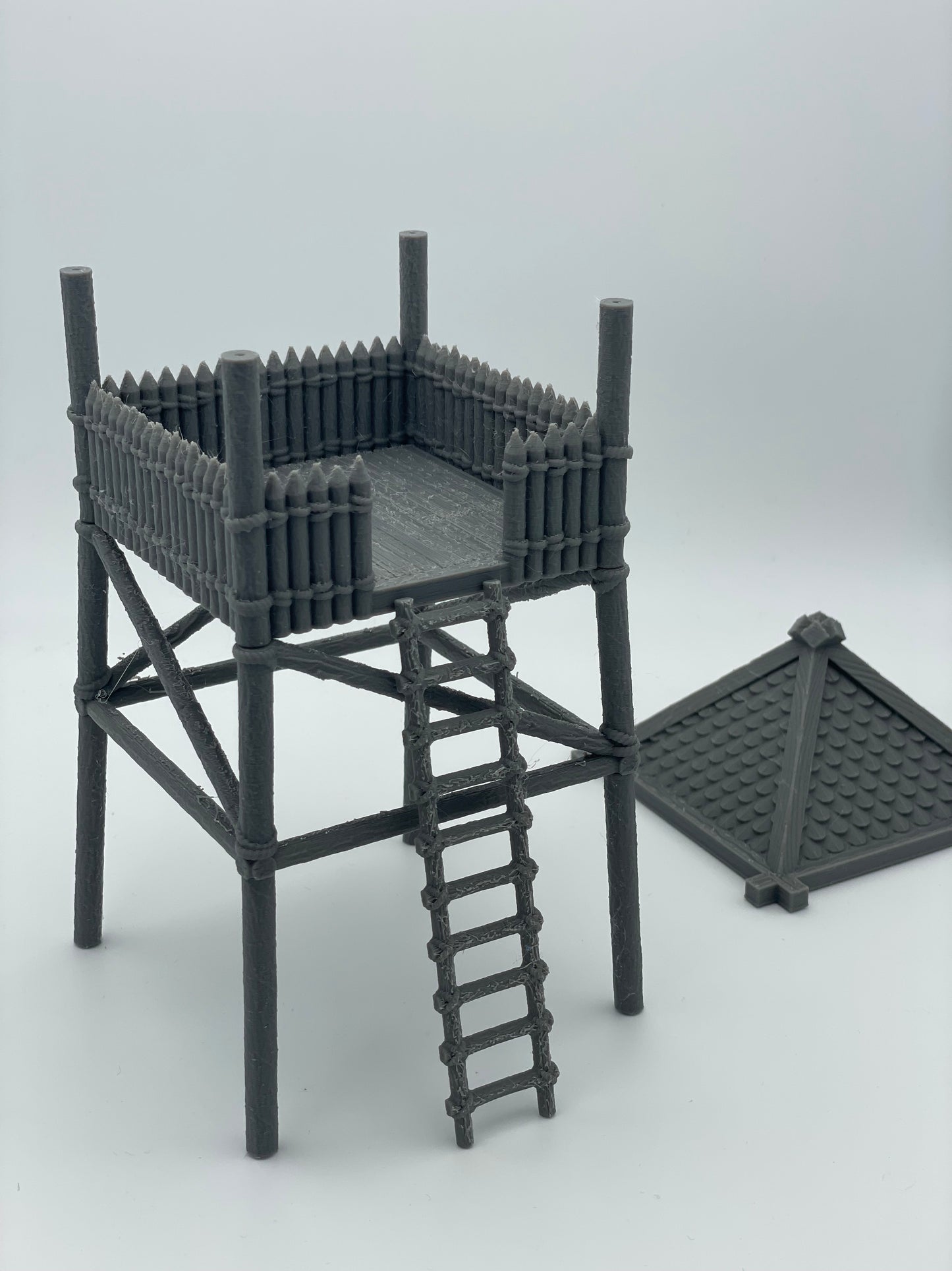Foto del producto Tabletop 28mm The Printing Goes Ever On (TPGEO) 0: Torre de madera - Mirador de los jinetes