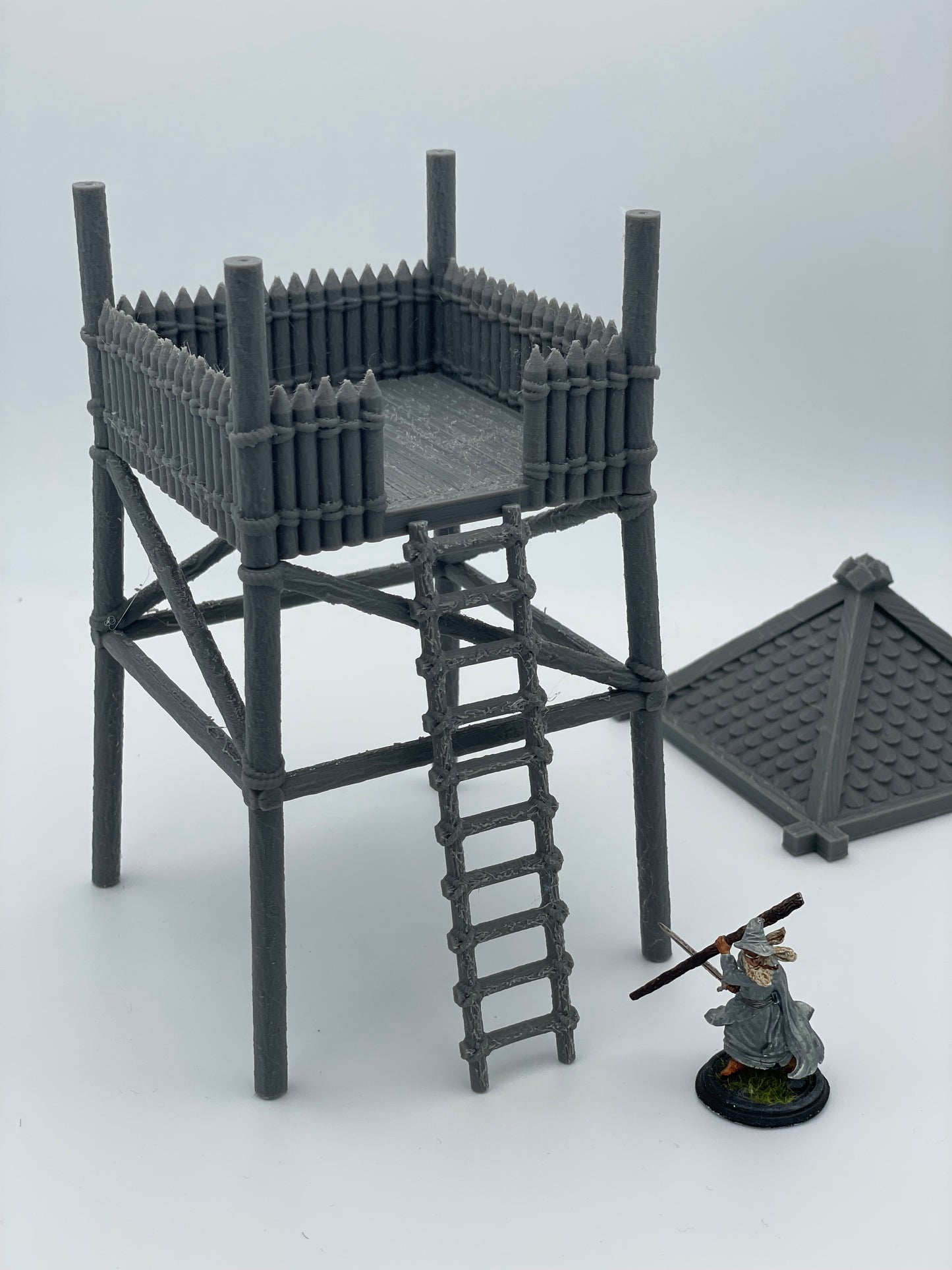Foto del producto Tabletop 28mm The Printing Goes Ever On (TPGEO) 0: Torre de madera - Mirador de los jinetes