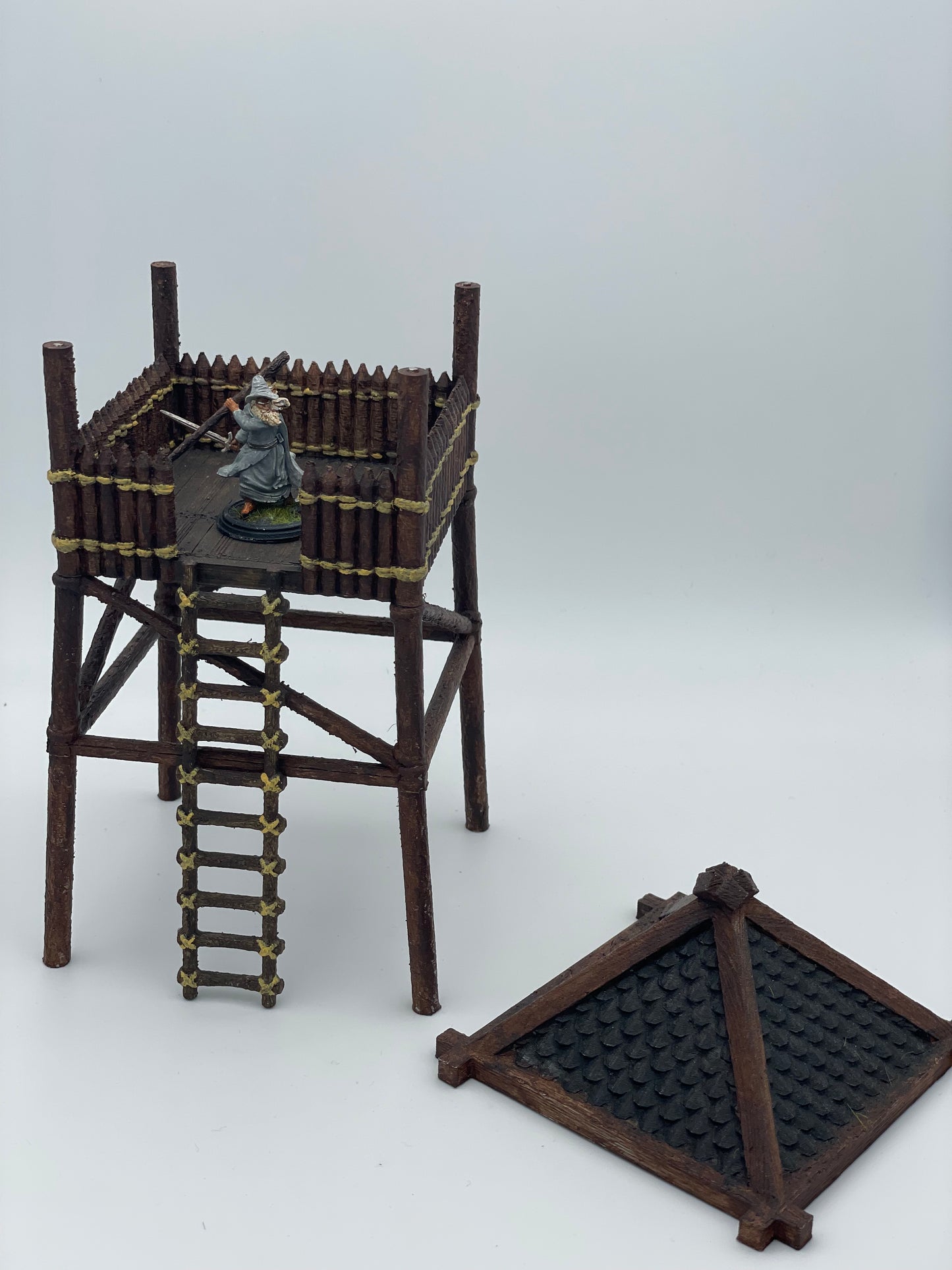 Foto del producto Tabletop 28mm The Printing Goes Ever On (TPGEO) 0: Torre de madera - Mirador de los jinetes