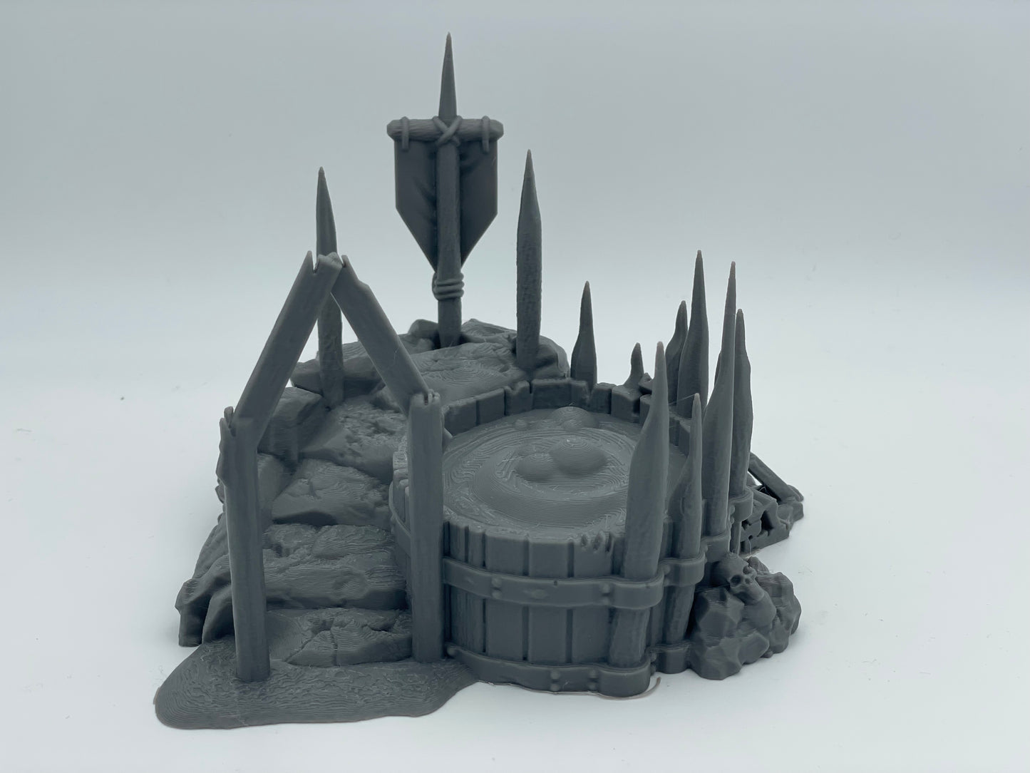 Foto del producto Tabletop 28mm The Printing Goes Ever On (TPGEO) 0: Pozo de Orkos - Criadero fangoso de los orcos - Reclutamiento del mal