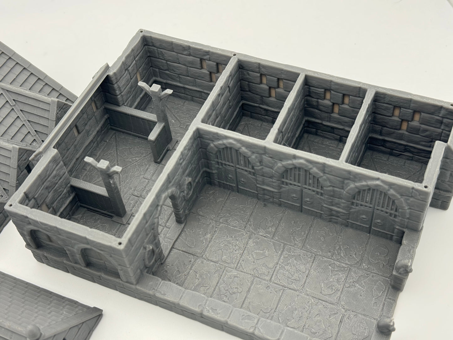 Produktfoto Tabletop 28mm The Printing Goes Ever On (TPGEO) 0: Stallungen Ivory City - Gebäude Königreich Gonthan - Stables Tabletop Terrain