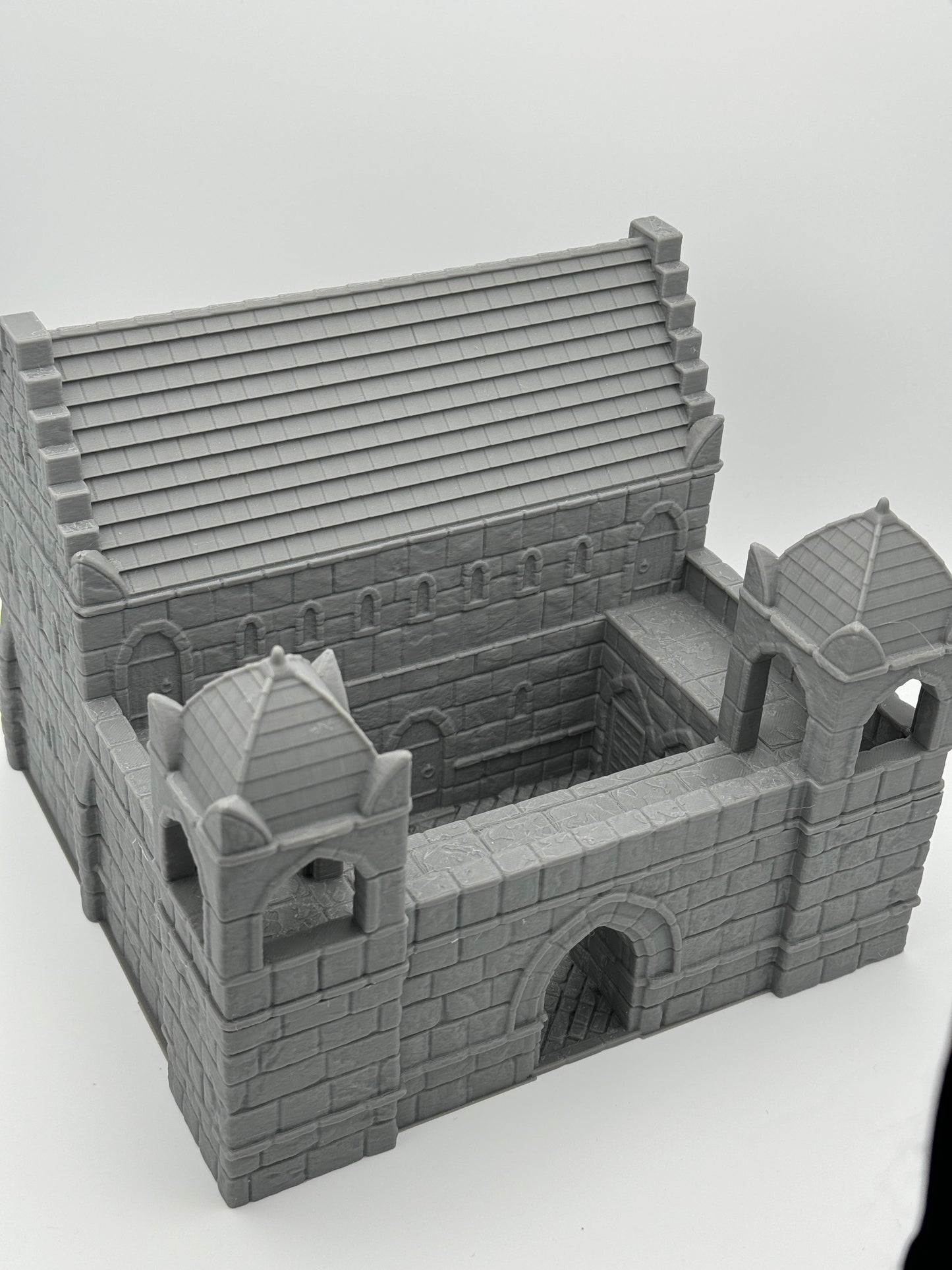 Produktfoto Tabletop 28mm The Printing Goes Ever On (TPGEO) 0: Kaserne Ivory City - Gebäude Königreich Gonthan - Barracks Tabletop Terrain