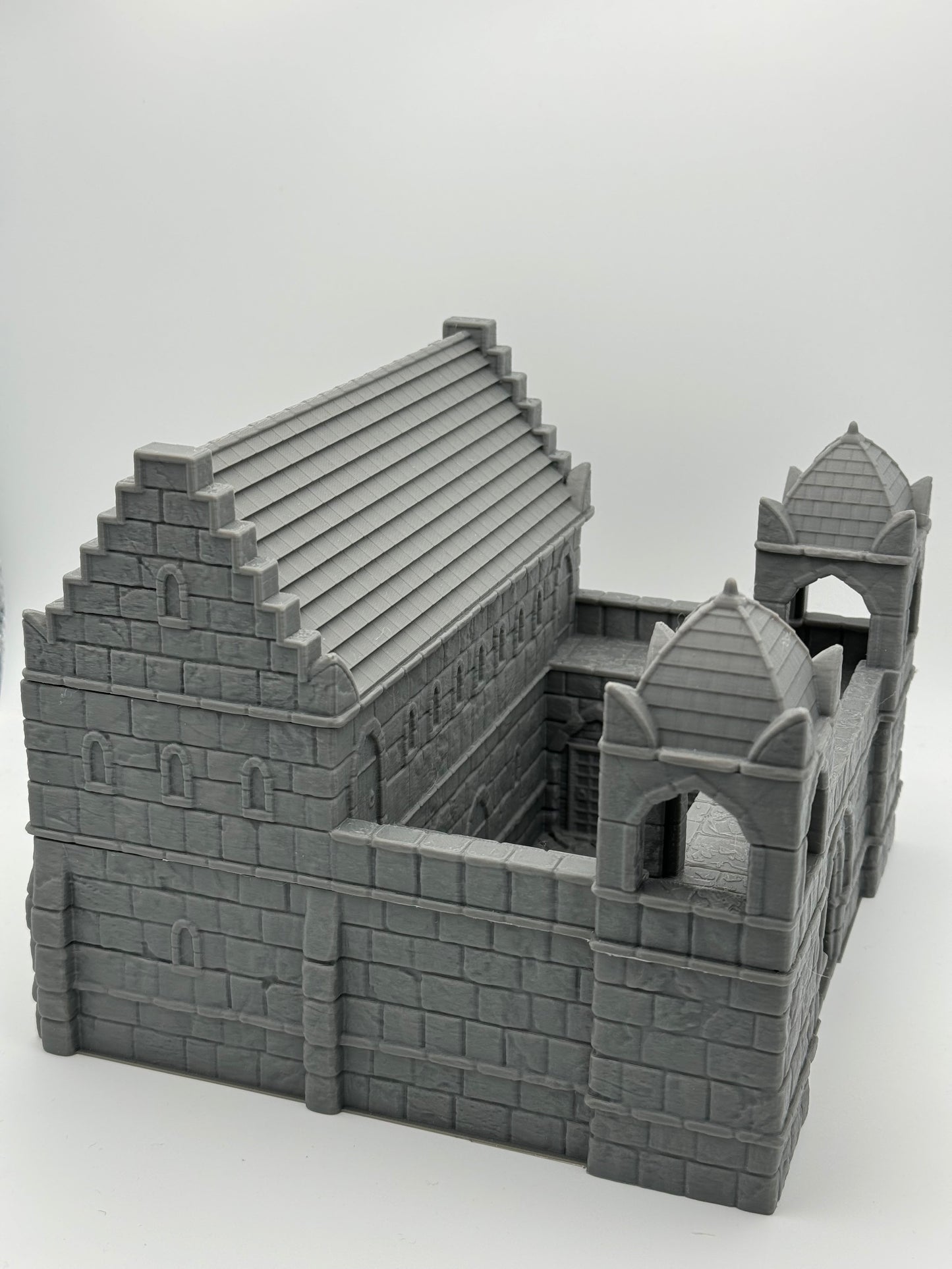 Produktfoto Tabletop 28mm The Printing Goes Ever On (TPGEO) 0: Kaserne Ivory City - Gebäude Königreich Gonthan - Barracks Tabletop Terrain