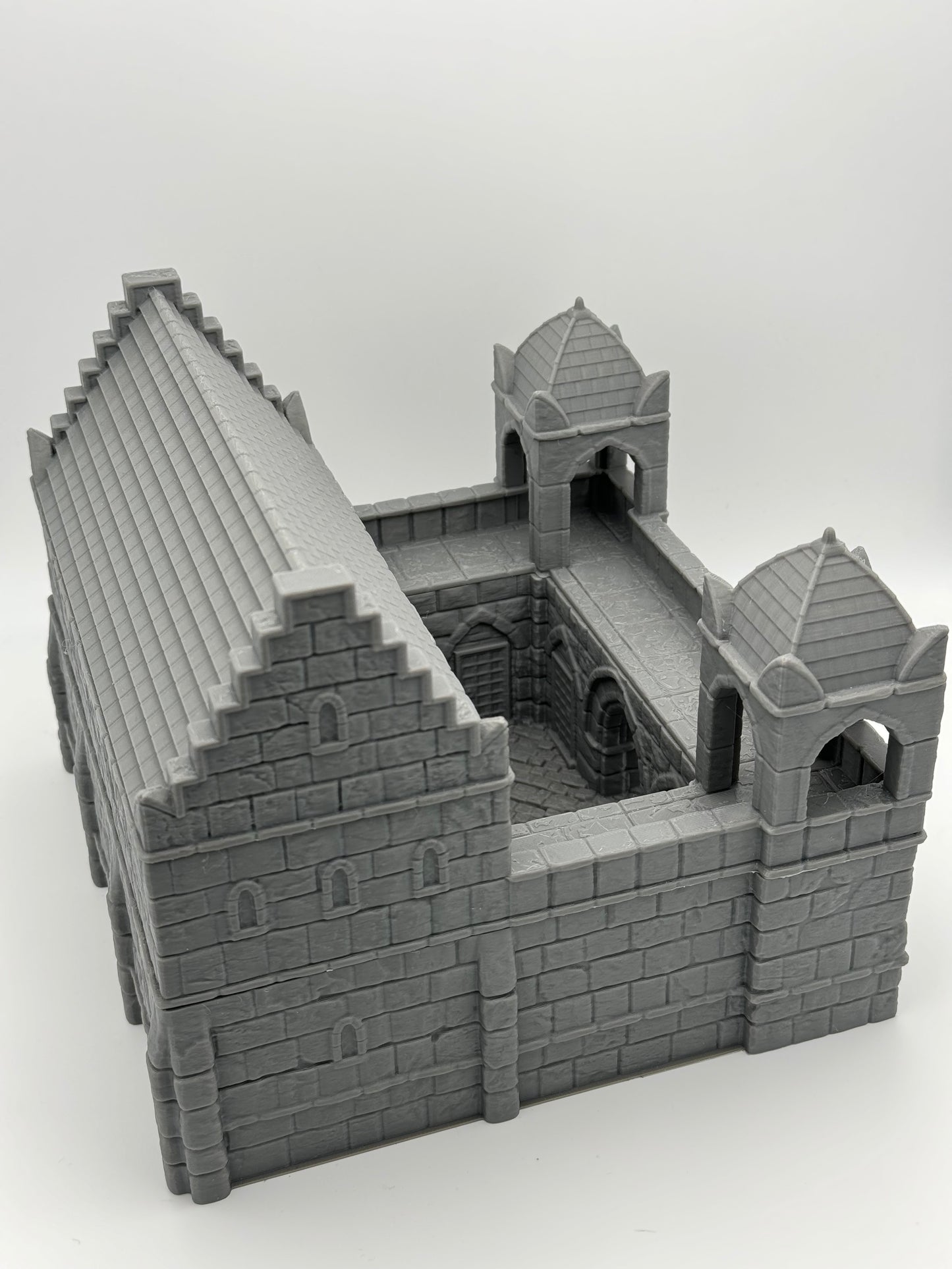 Produktfoto Tabletop 28mm The Printing Goes Ever On (TPGEO) 0: Kaserne Ivory City - Gebäude Königreich Gonthan - Barracks Tabletop Terrain
