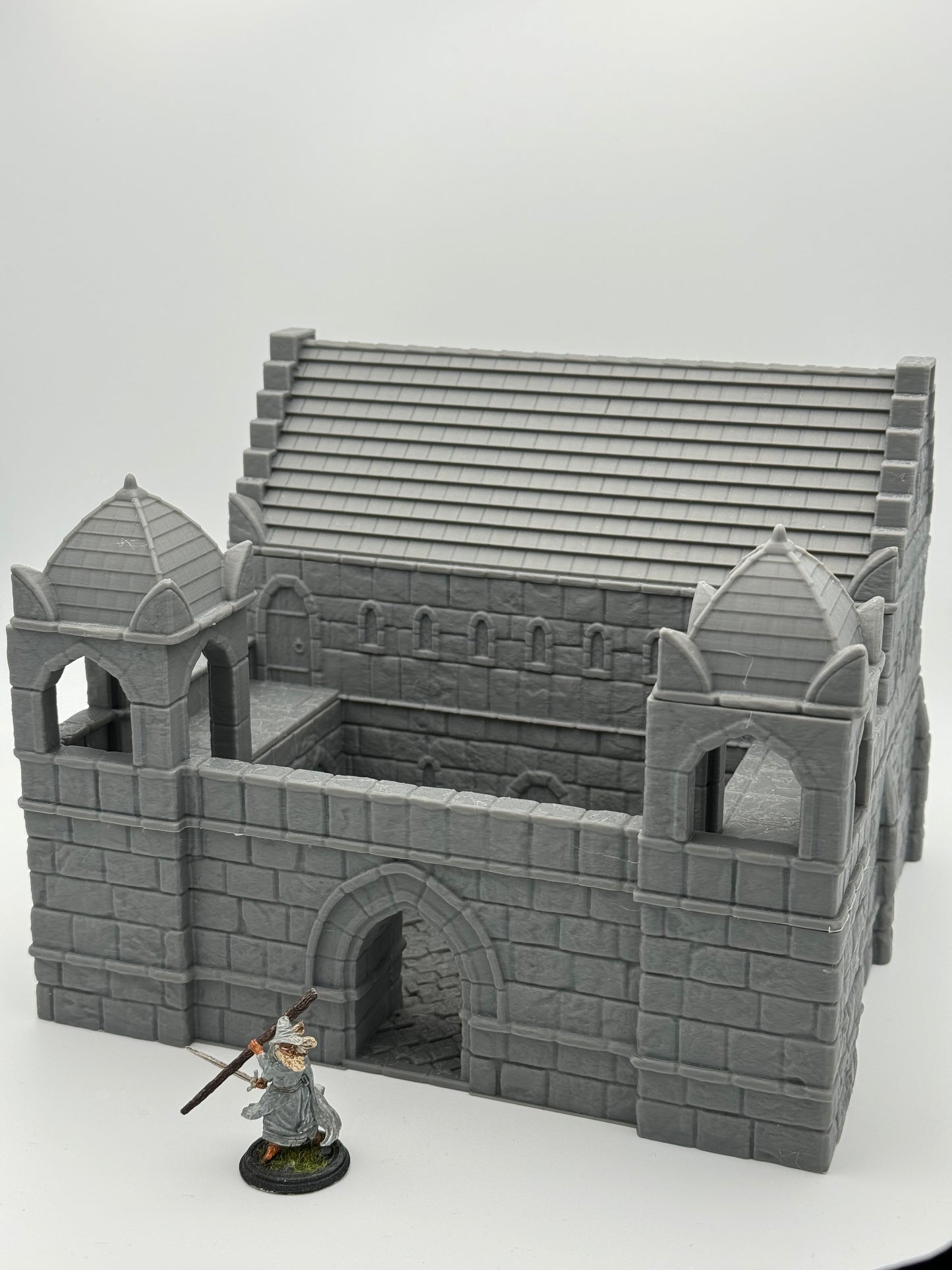 Produktfoto Tabletop 28mm The Printing Goes Ever On (TPGEO) 0: Kaserne Ivory City - Gebäude Königreich Gonthan - Barracks Tabletop Terrain