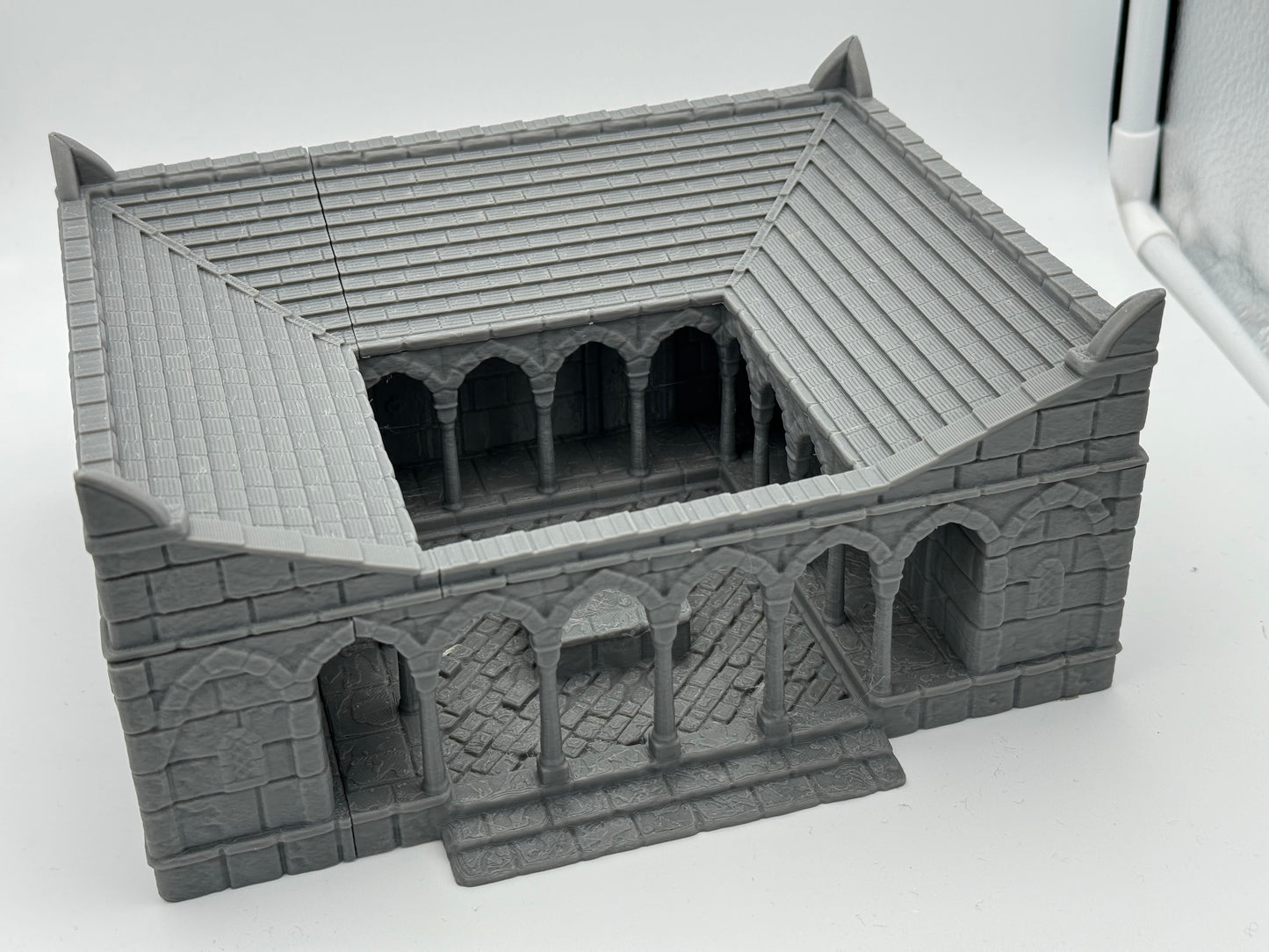 Foto del producto Tabletop 28mm The Printing Goes Ever On (TPGEO) 0: Estación médica Ciudad Marfil - Edificio Reino de Gonthan - Terreno de hospital para Tabletop