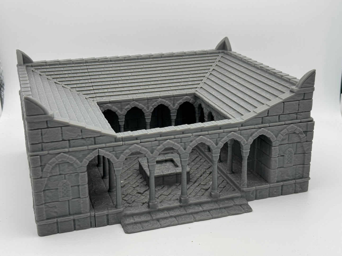 Foto del producto Tabletop 28mm The Printing Goes Ever On (TPGEO) 0: Estación médica Ciudad Marfil - Edificio Reino de Gonthan - Terreno de hospital para Tabletop