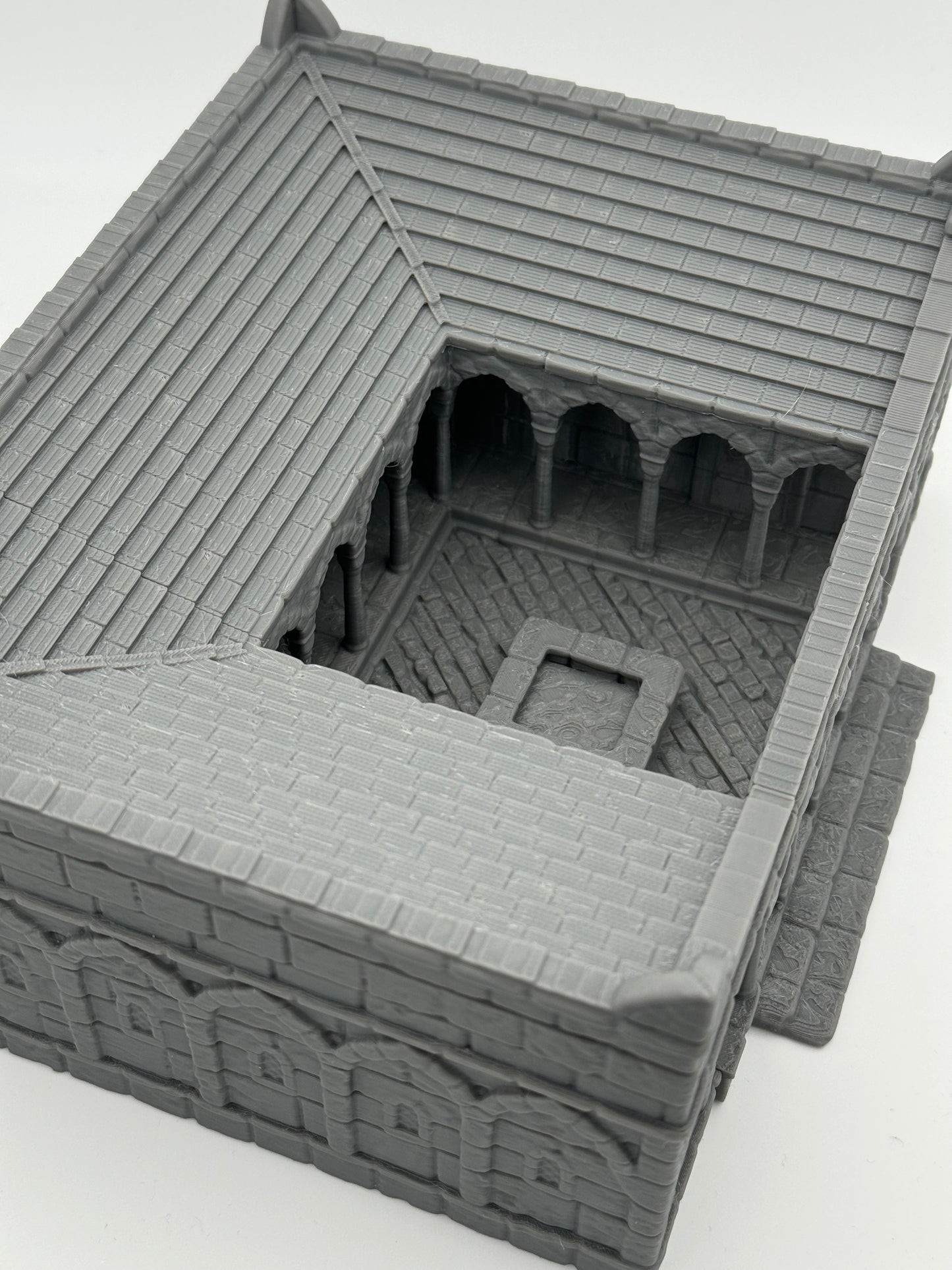 Foto del producto Tabletop 28mm The Printing Goes Ever On (TPGEO) 0: Estación médica Ciudad Marfil - Edificio Reino de Gonthan - Terreno de hospital para Tabletop