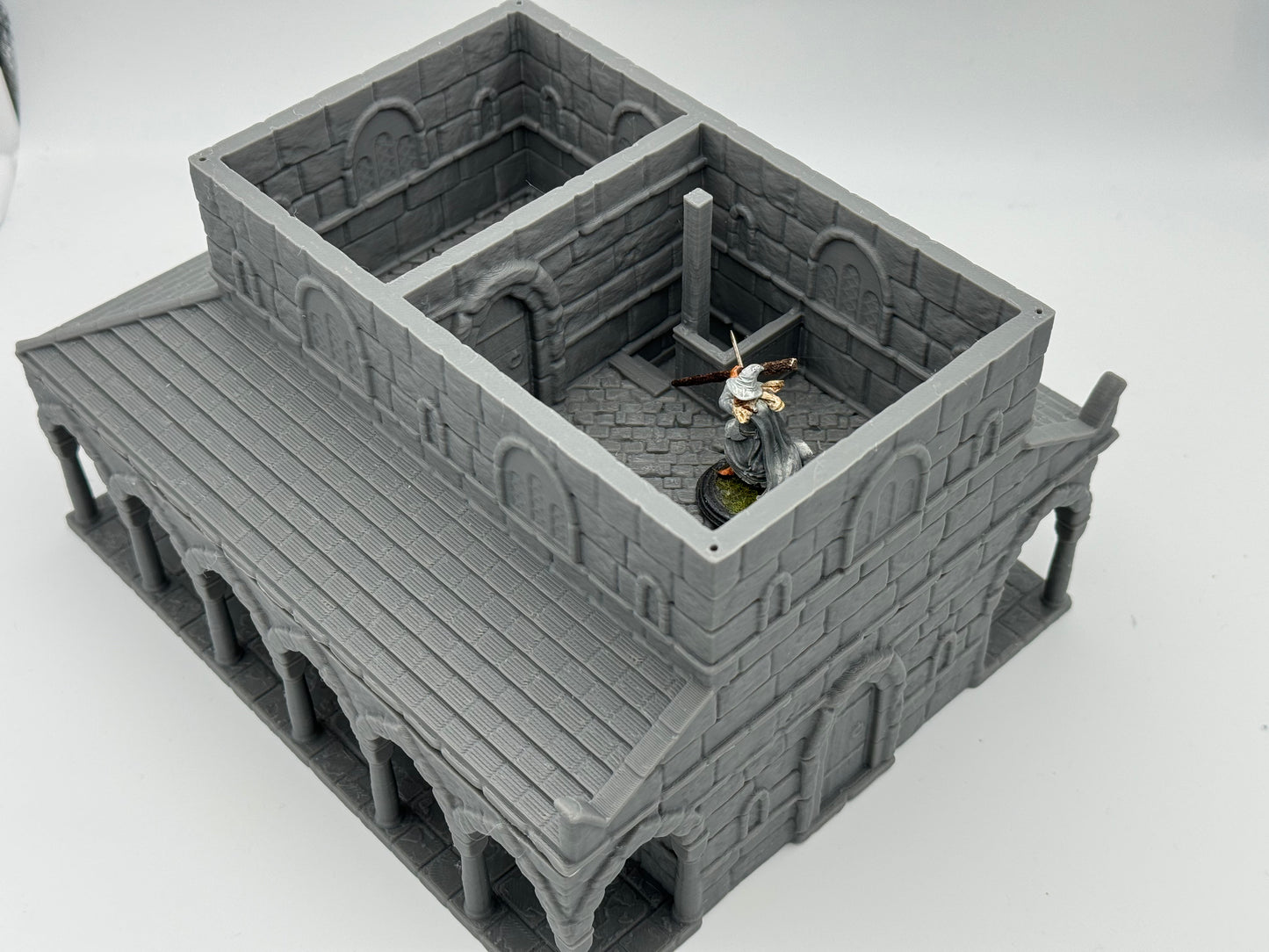Produktfoto Tabletop 28mm The Printing Goes Ever On (TPGEO) 0: Haus A Ivory City - Gebäude Königreich Gonthan - Tabletop Terrain