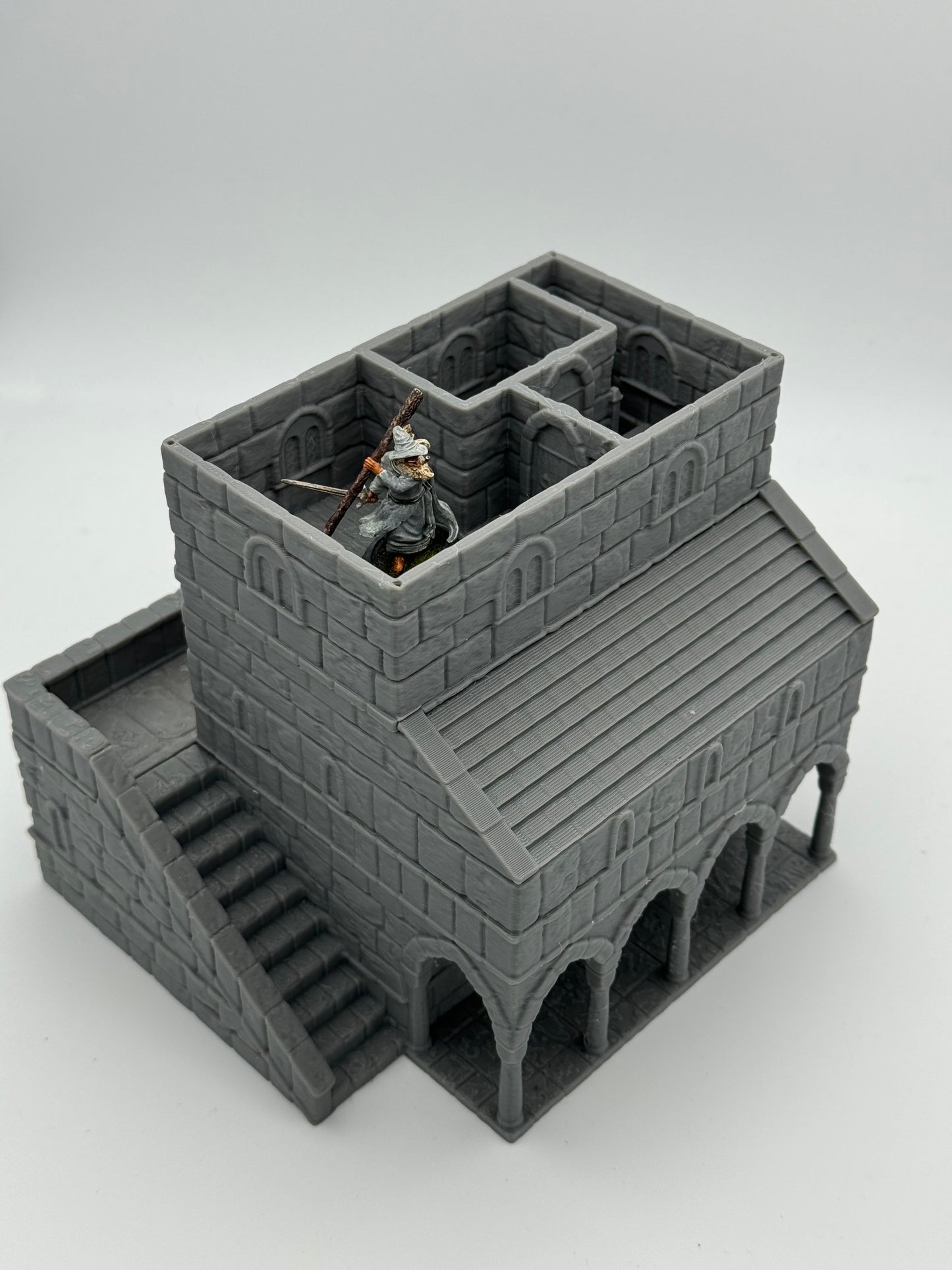 Produktfoto Tabletop 28mm The Printing Goes Ever On (TPGEO) 0: Haus B Ivory City - Gebäude Königreich Gonthan - Tabletop Terrain