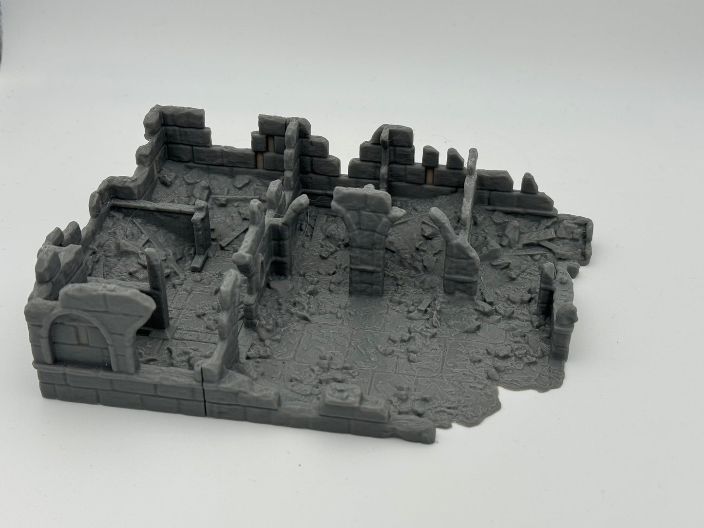 Foto del producto Tabletop 28mm The Printing Goes Ever On (TPGEO) 0: Ruinas de establos Ciudad Marfil - Edificio Reino de Gonthan - Terreno de Tabletop Ruinas de Establo