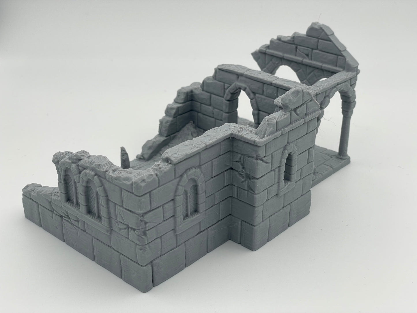 Foto del producto Tabletop 28mm The Printing Goes Ever On (TPGEO) 0: Ruina de casa medieval A1 - Restos del edificio del reino humano Gonthan