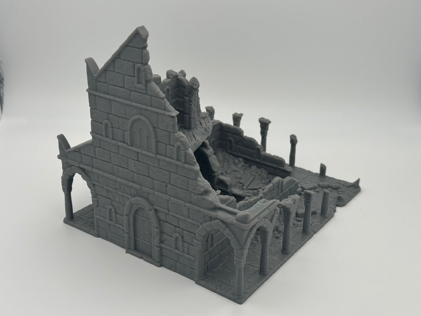 Foto del producto Tabletop 28mm The Printing Goes Ever On (TPGEO) 0: Casa A Ruinas Ciudad Marfil - Edificio Reino de Gonthan - Terreno de Tabletop