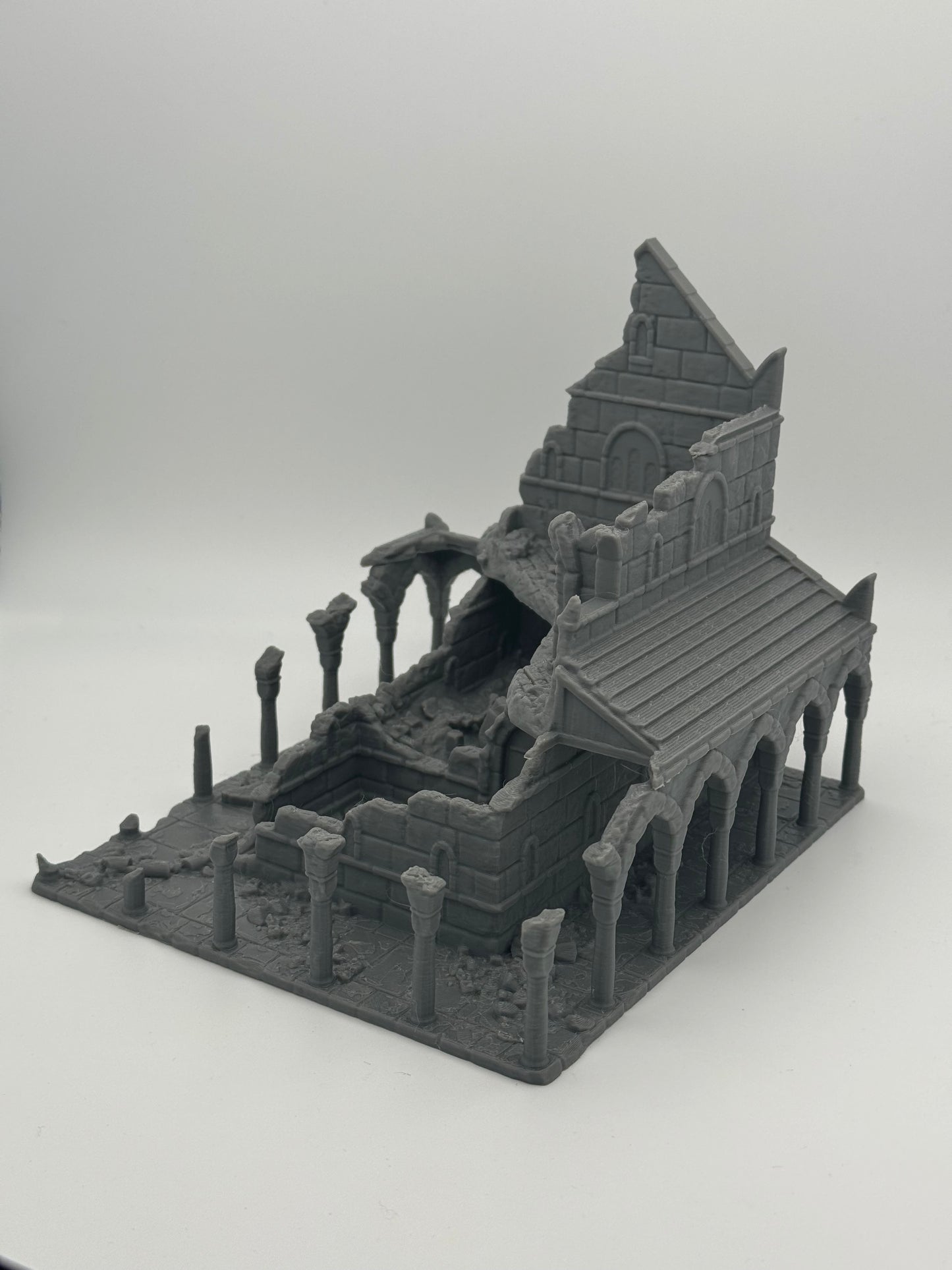 Foto del producto Tabletop 28mm The Printing Goes Ever On (TPGEO) 0: Casa A Ruinas Ciudad Marfil - Edificio Reino de Gonthan - Terreno de Tabletop