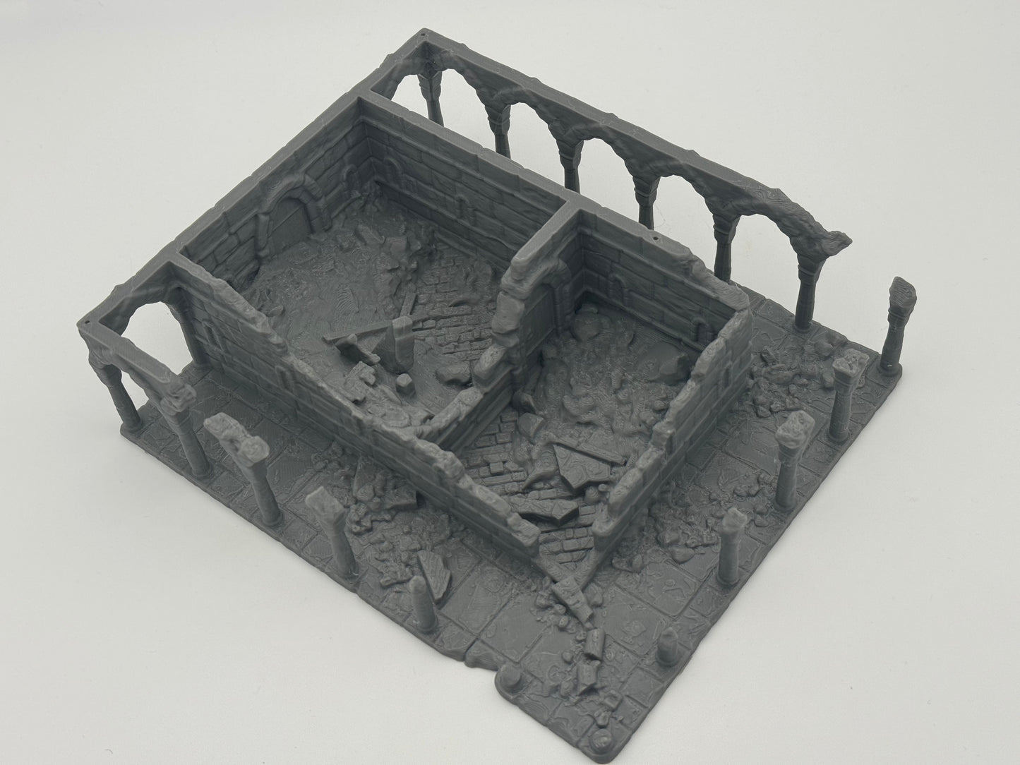 Foto del producto Tabletop 28mm The Printing Goes Ever On (TPGEO) 0: Casa A Ruinas Ciudad Marfil - Edificio Reino de Gonthan - Terreno de Tabletop