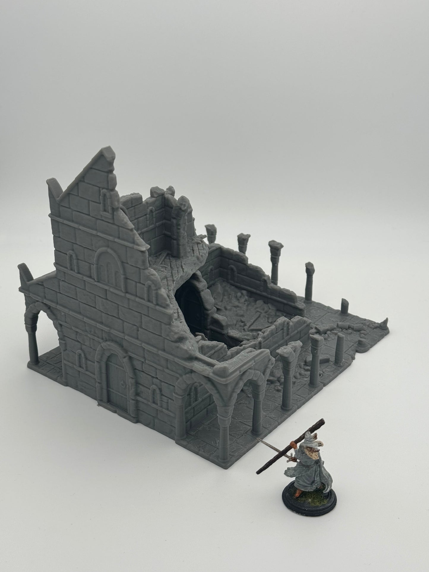 Foto del producto Tabletop 28mm The Printing Goes Ever On (TPGEO) 0: Casa A Ruinas Ciudad Marfil - Edificio Reino de Gonthan - Terreno de Tabletop
