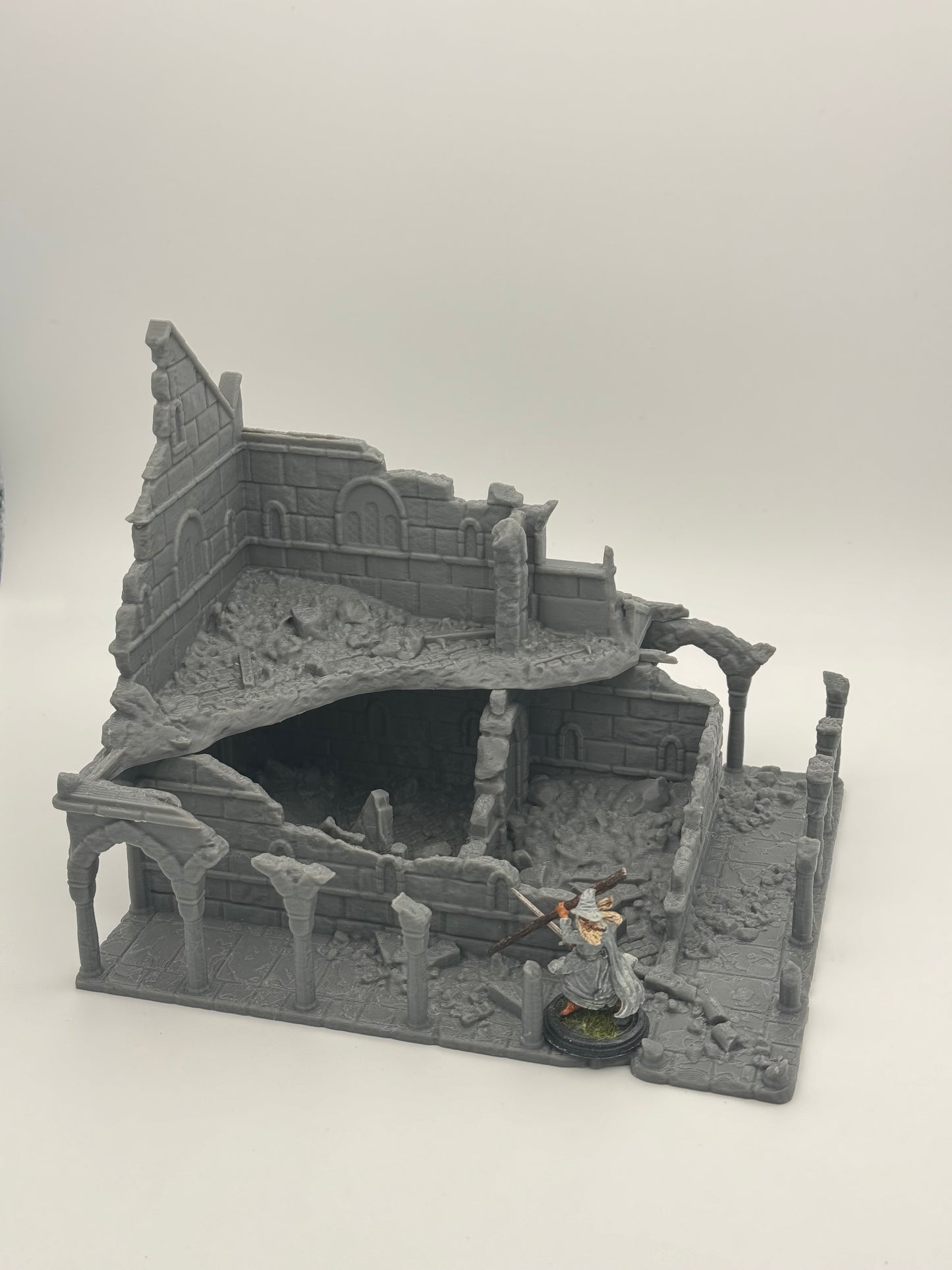 Foto del producto Tabletop 28mm The Printing Goes Ever On (TPGEO) 0: Casa A Ruinas Ciudad Marfil - Edificio Reino de Gonthan - Terreno de Tabletop