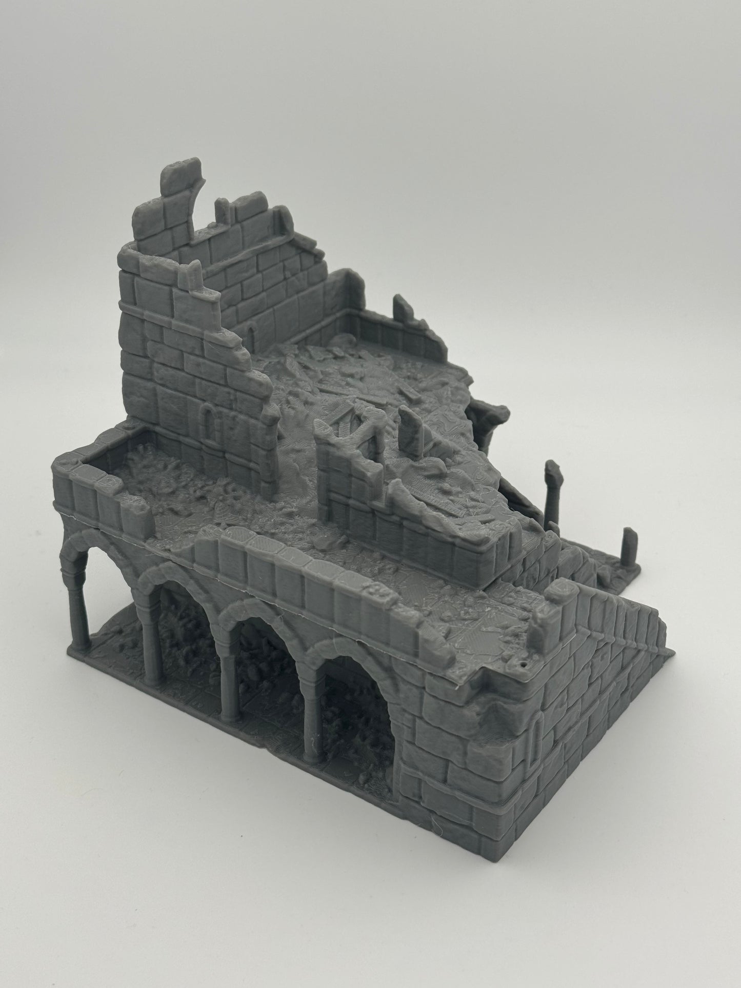 Foto del producto Tabletop 28mm The Printing Goes Ever On (TPGEO) 0: Ruinas de la Casa B Ciudad de Marfil - Edificio Reino de Gonthan - Terreno para Tabletop